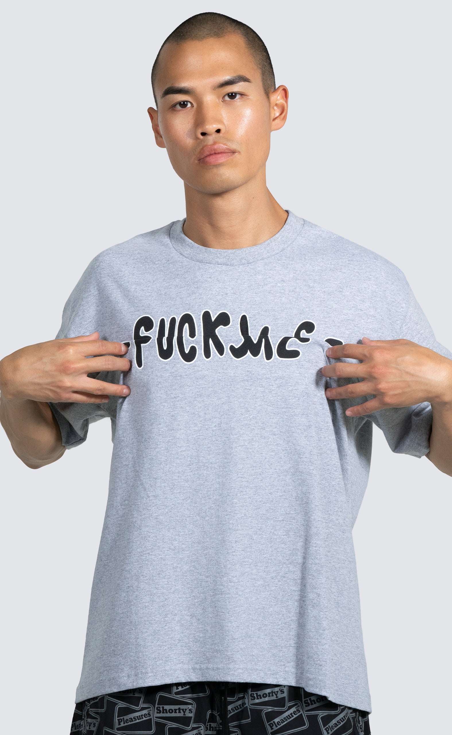 F ME GREY T-SHIRT