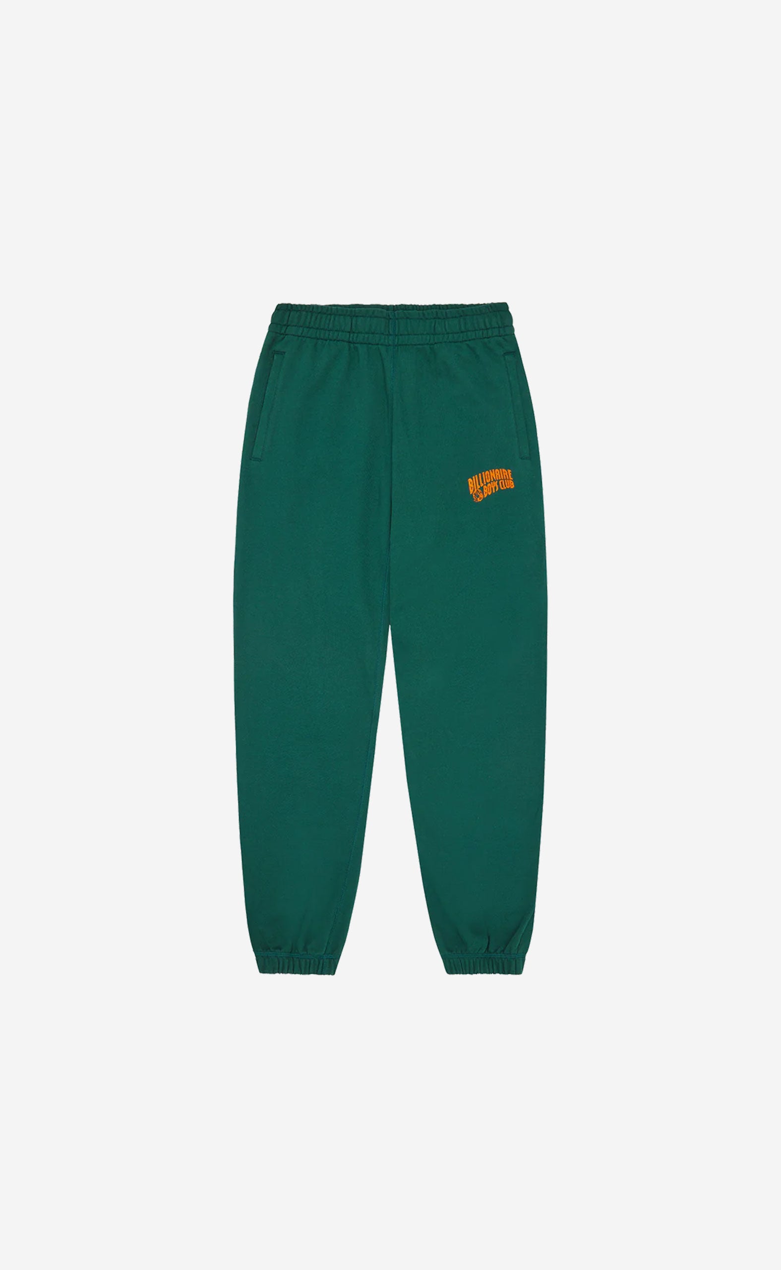 FOREST GREEN SMALL ARCH LOGO SWEATPANTS