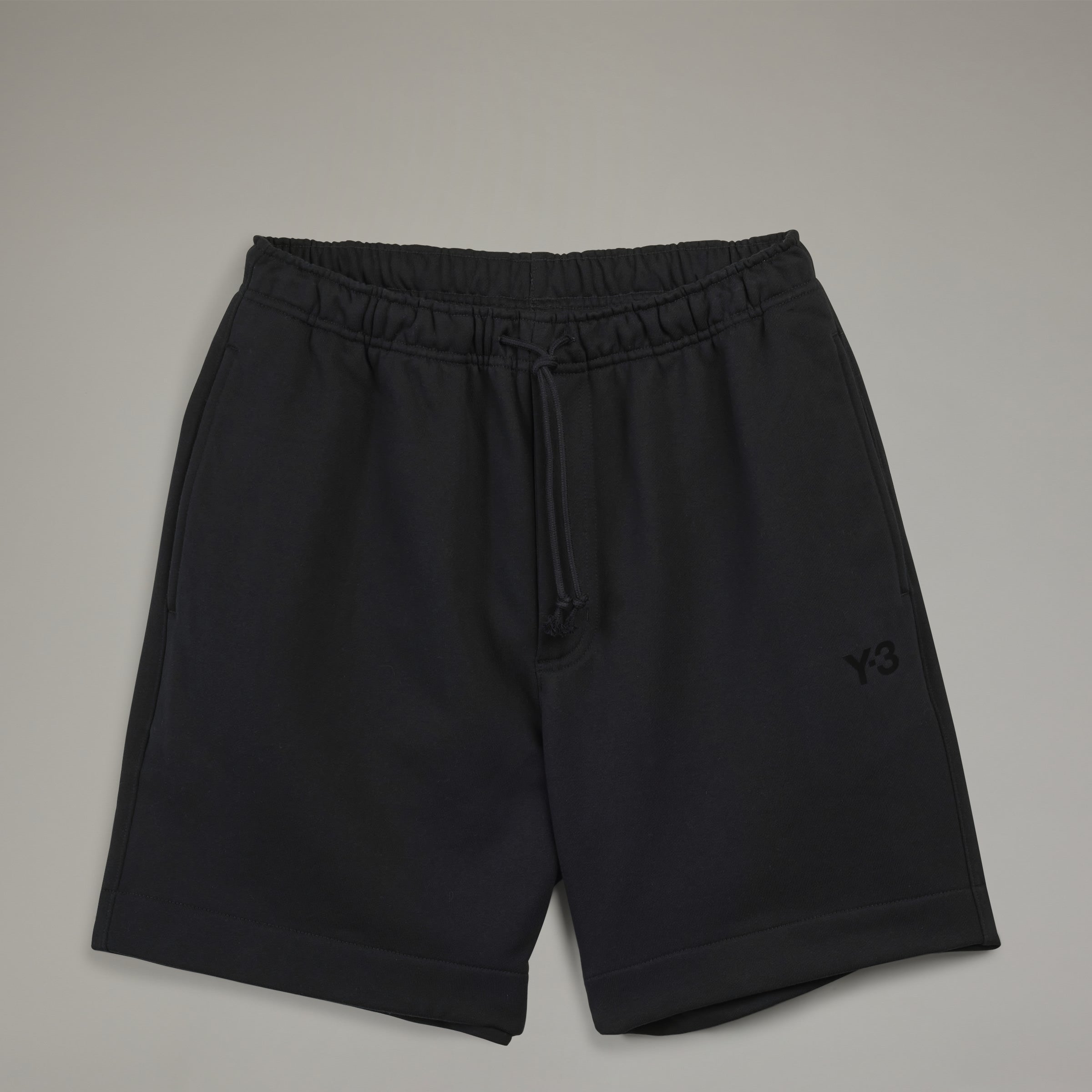 FRENCH TERRY BLACK SHORTS