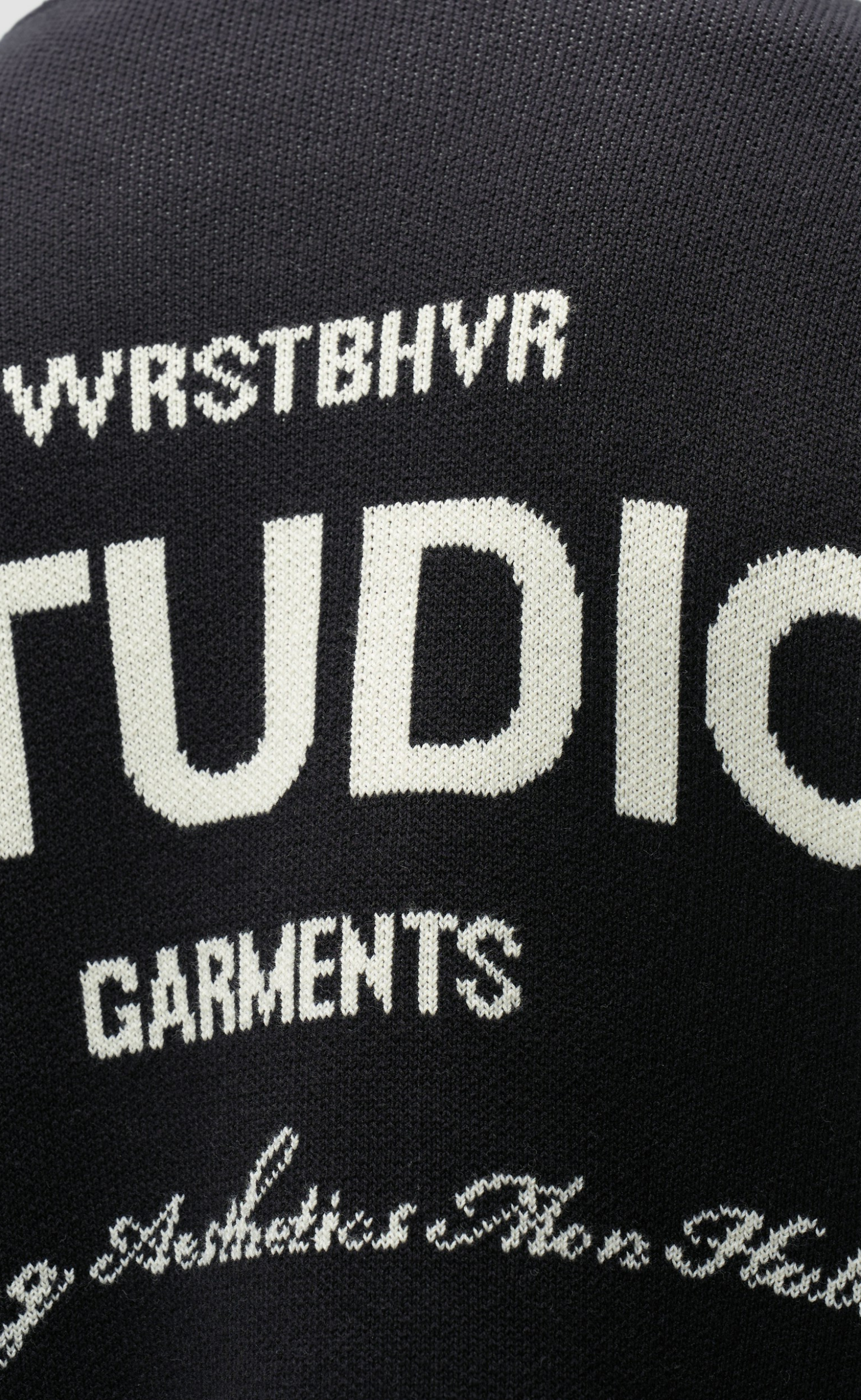 GARM JET BLACK SWEATER