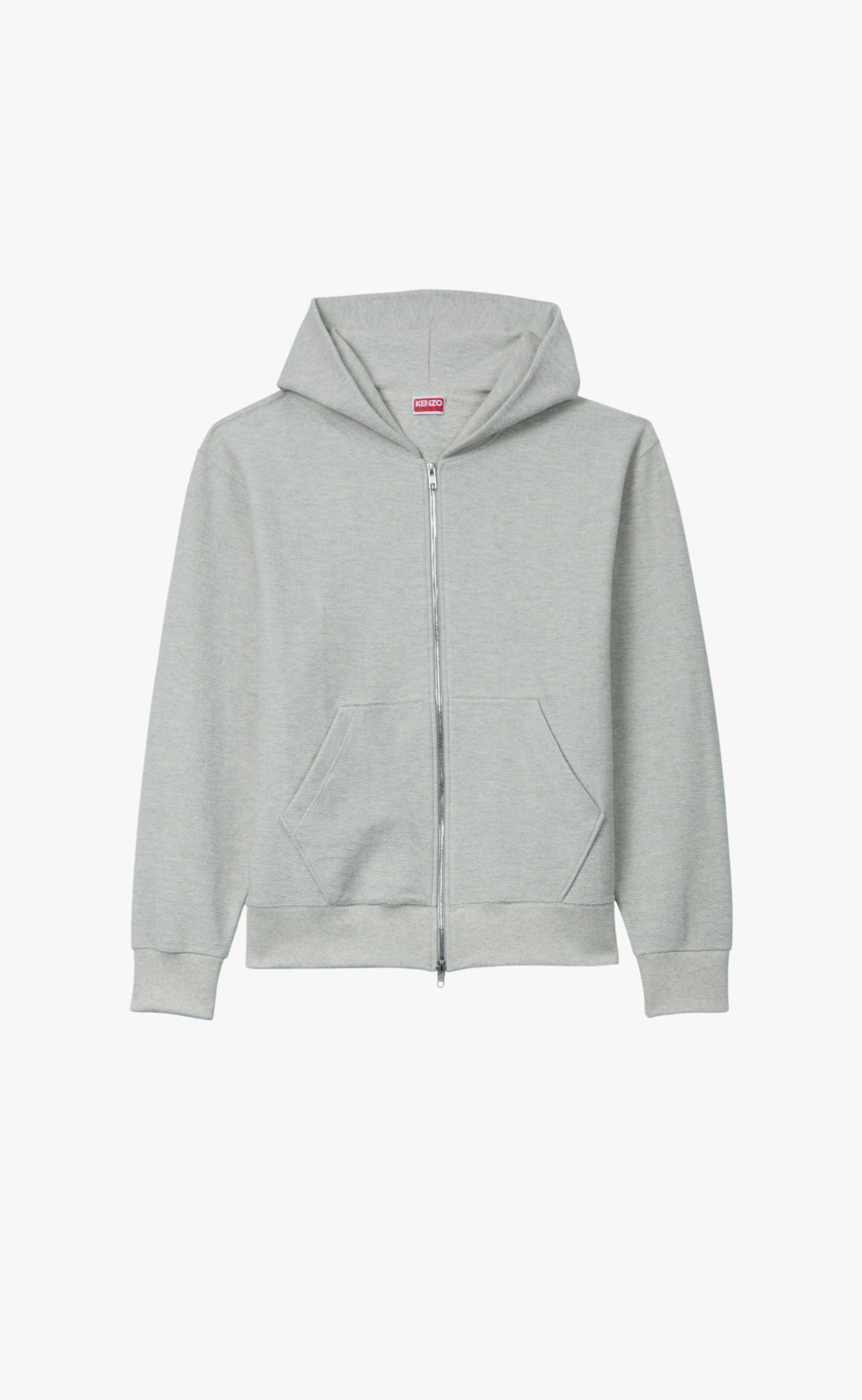 パーカー・フーディ KENZO GOTS KENZO DRAGONFLY FULL ZIP HOODIE GOTS KENZO DRAGONFLY FULL ZIP PALE GREY HOODIE