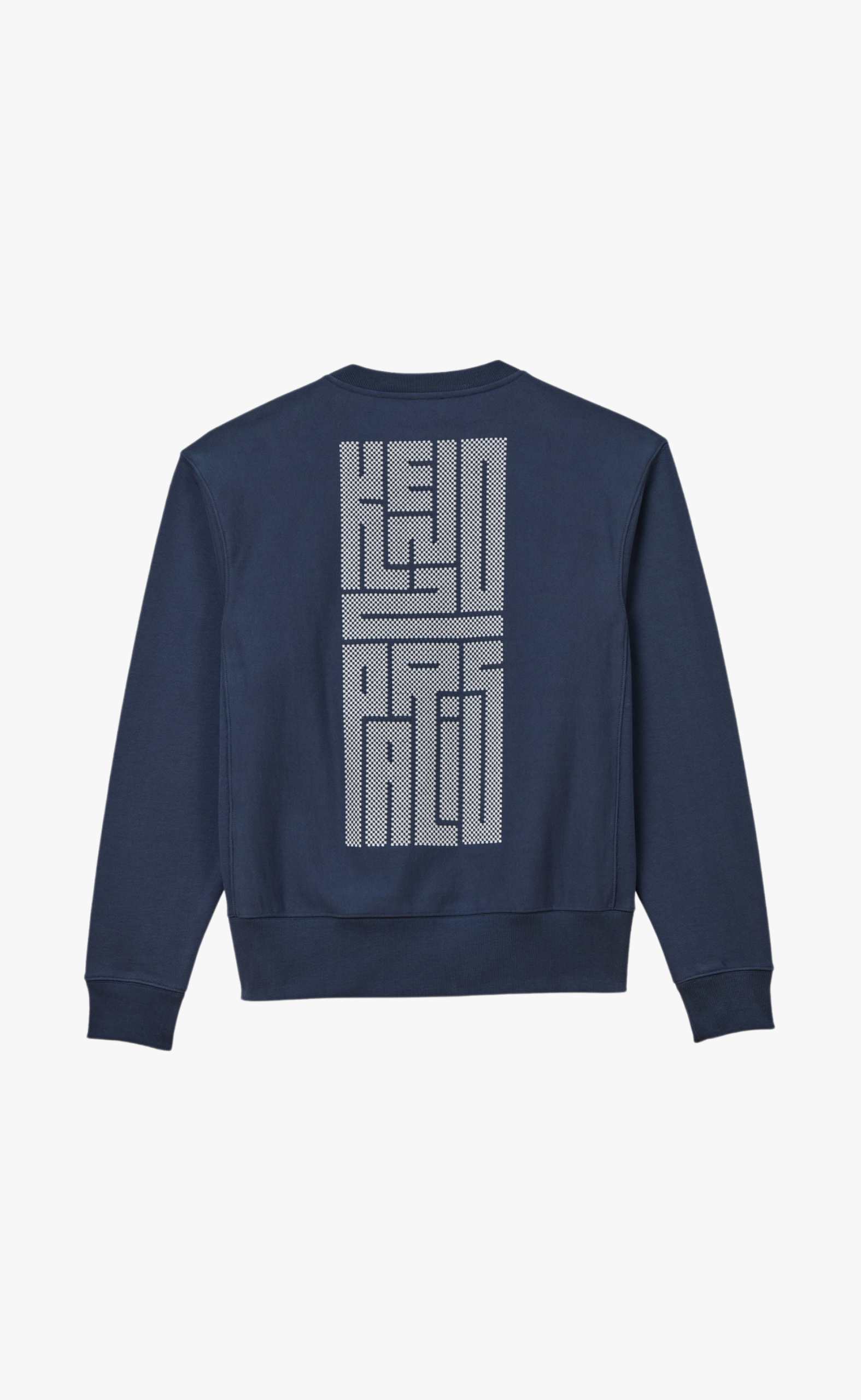 GOTS KENZO KAMON EMBROIDERED CLASSIC MIDNIGHT BLUE CREWNECK