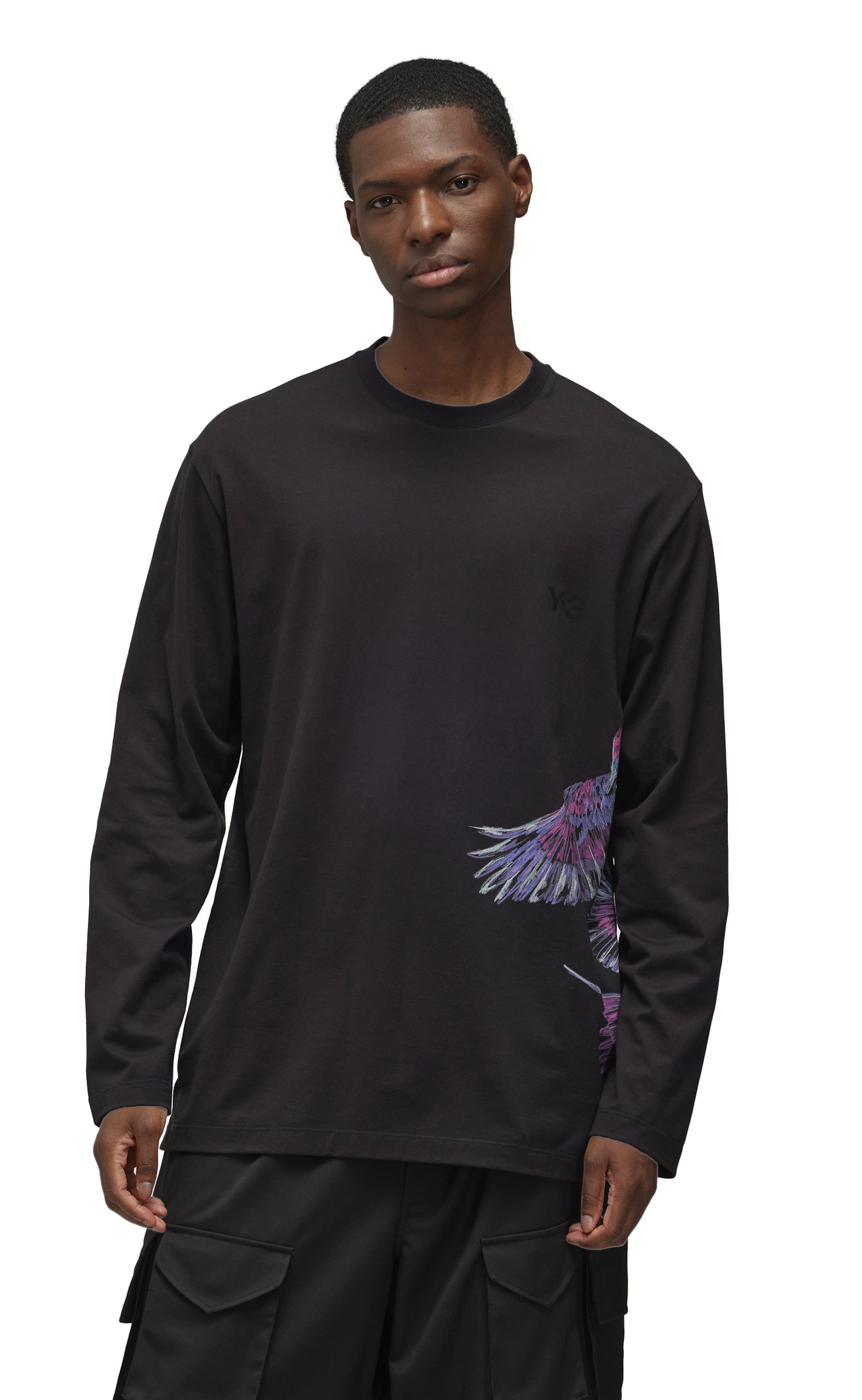 SIDE GRAPHIC BLACK LONGSLEEVE