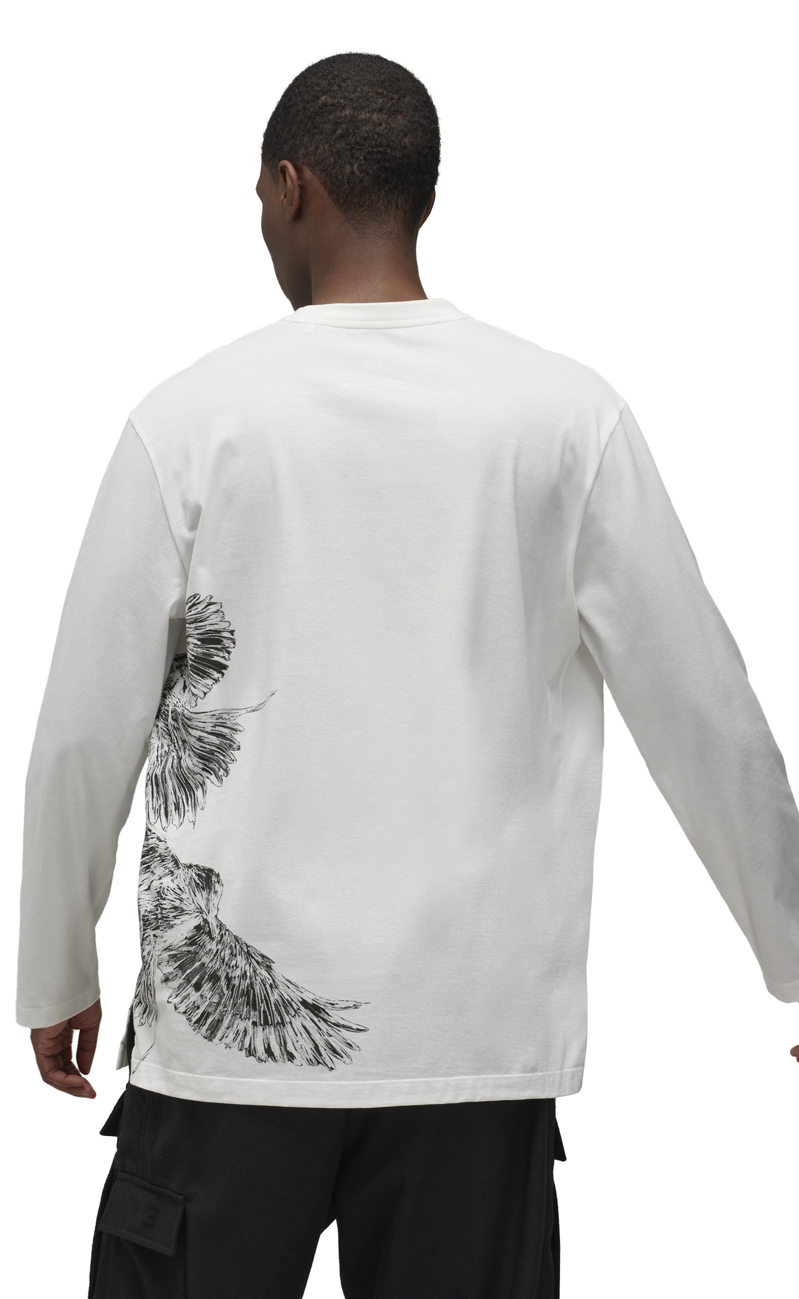 SIDE GRAPHIC WHITE LONGSLEEVE