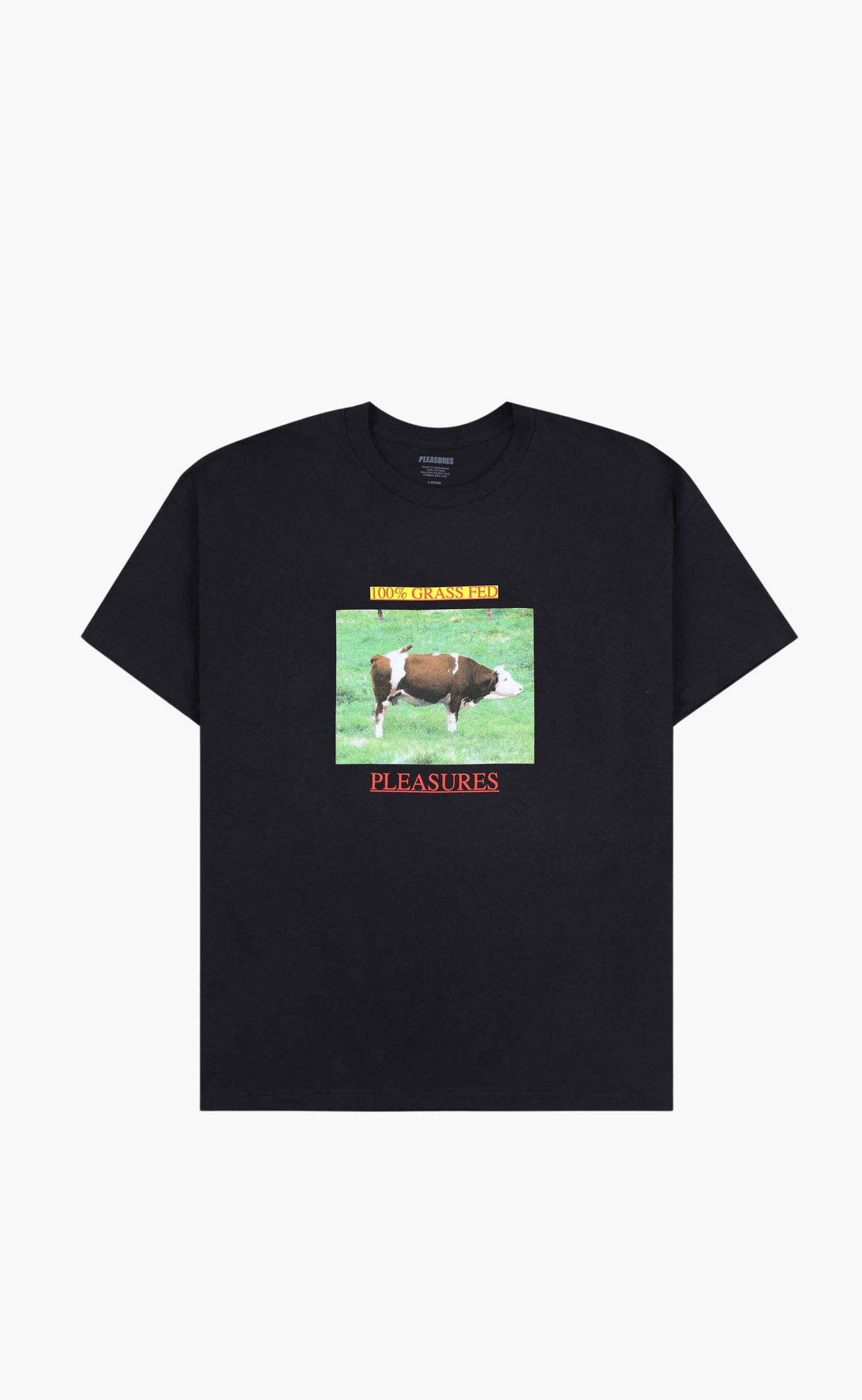 GRASS FED BLACK T-SHIRT