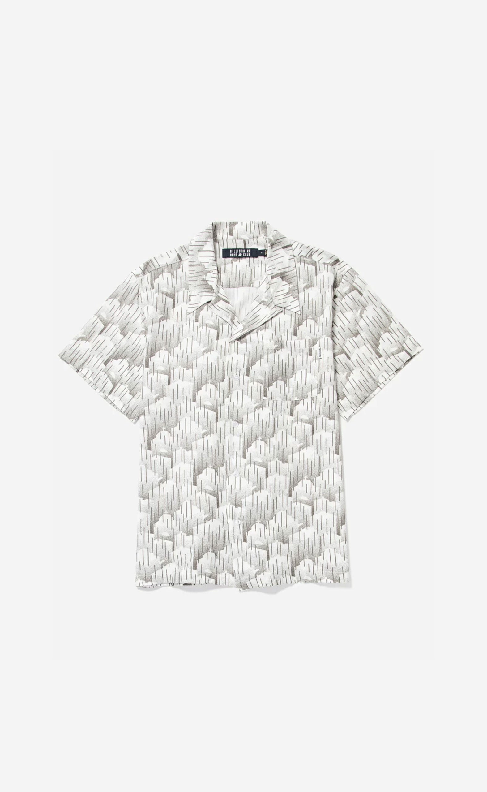 GREY CITY RAIN CAMP COLLAR SHIRT