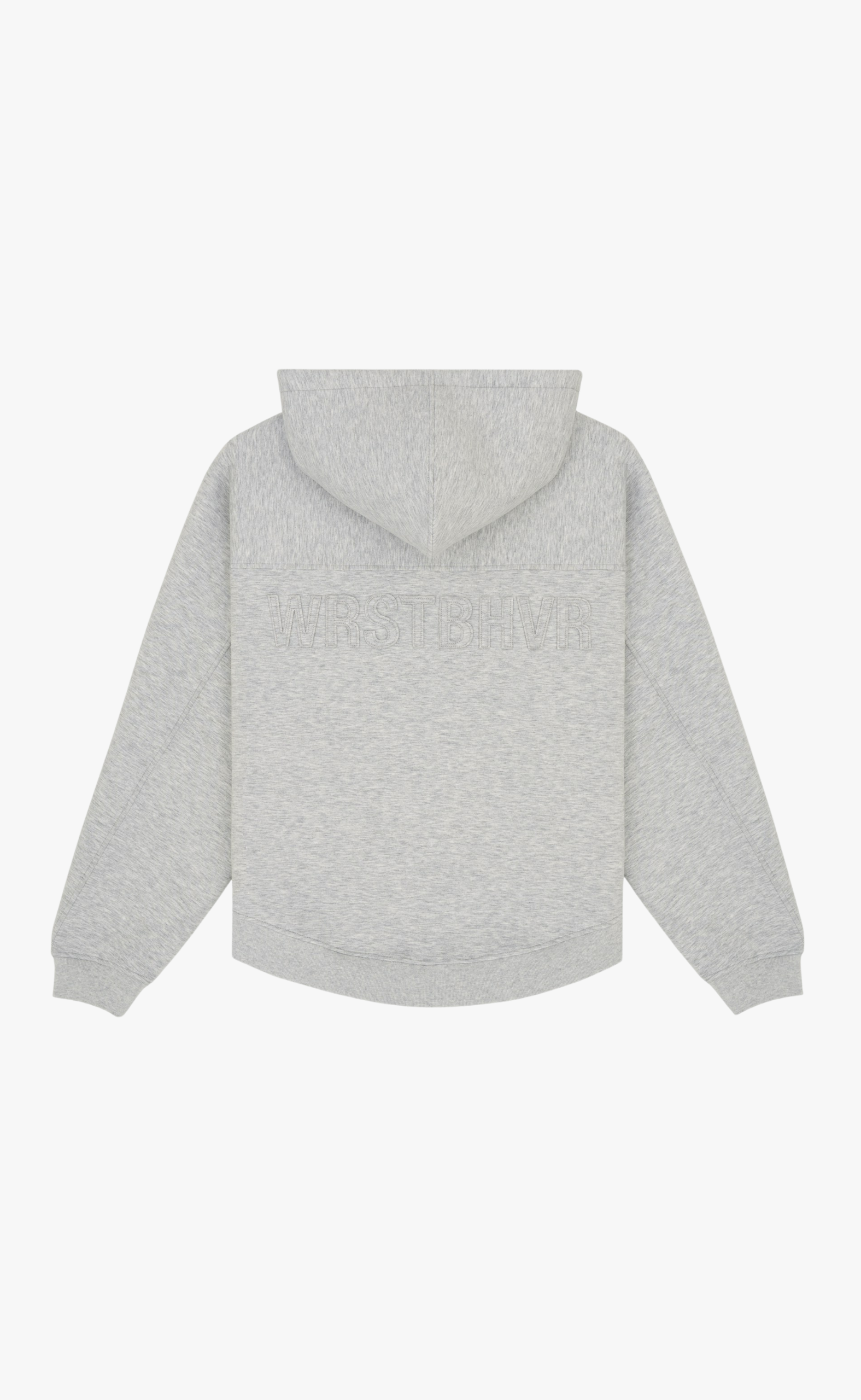 GRUVEN V2 ZIP GRAY MELANGE HOODIE