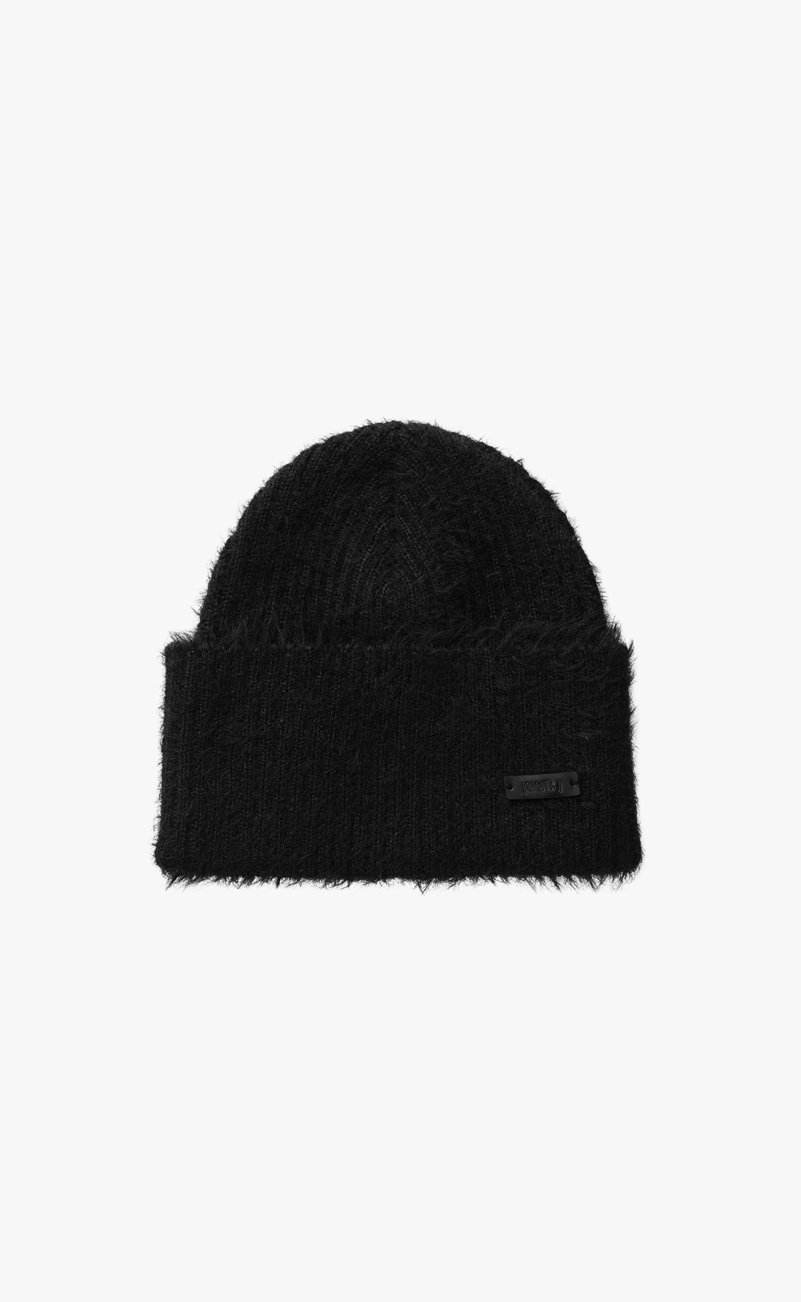 HAIRY BLACK BEANIE