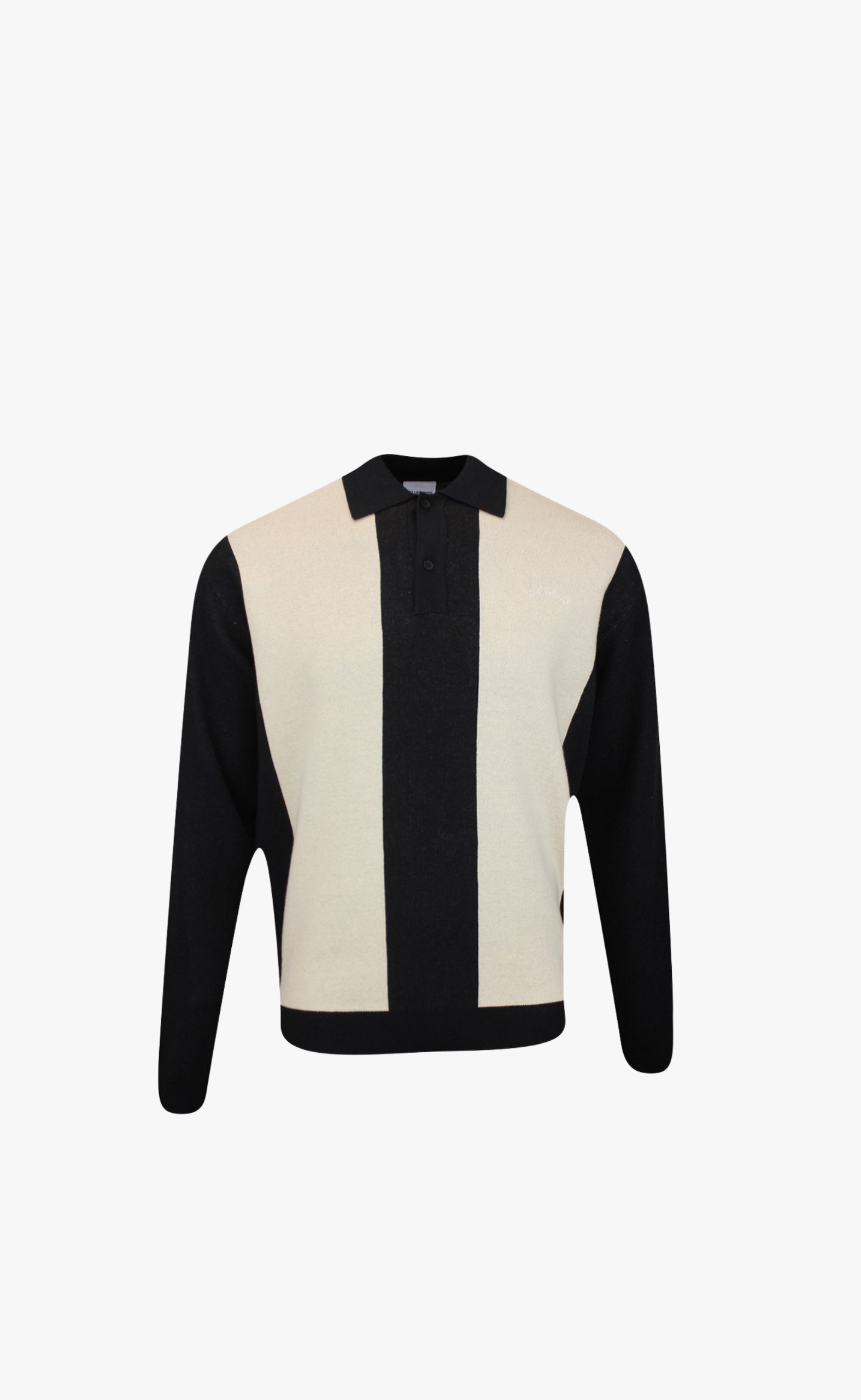 HARRISON POLO BLACK SWEATER