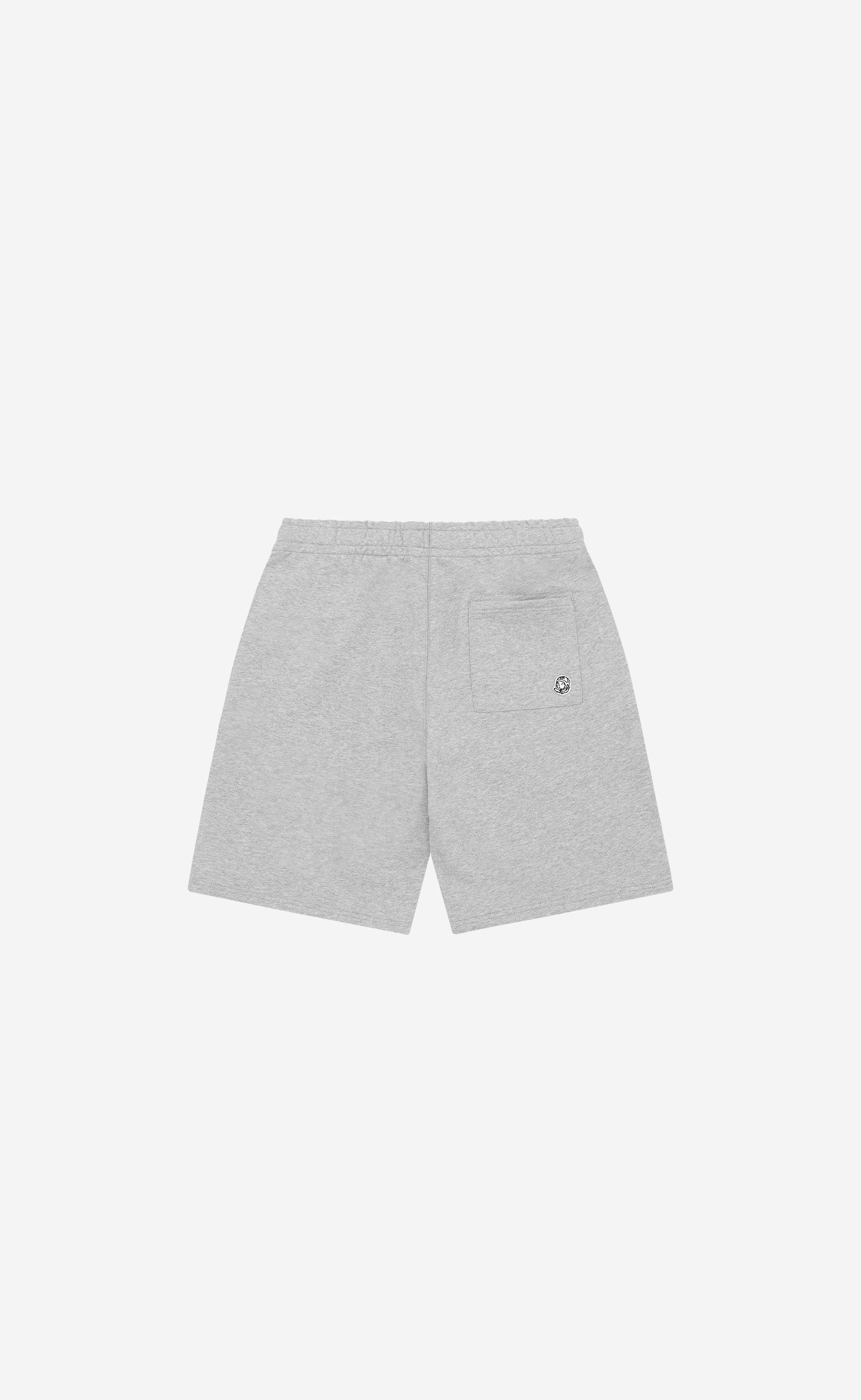 HEATHER GREY SMALL ARCH LOGO SHORTS