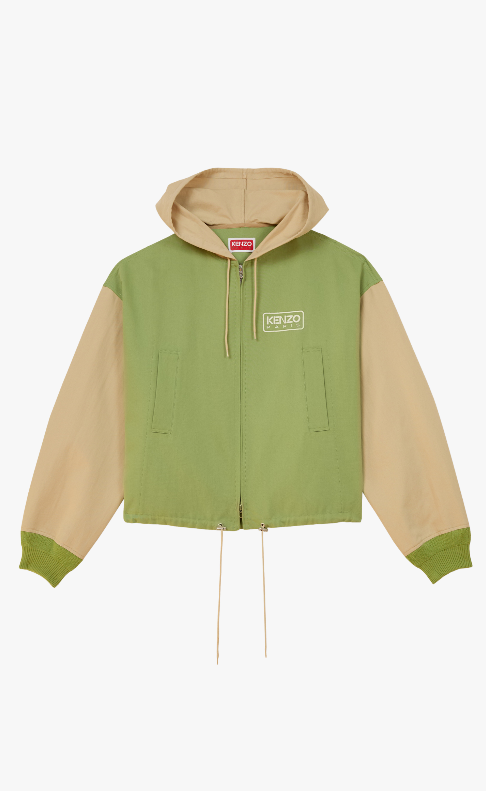 HOODED PARKA PALE KHAKI JACKT