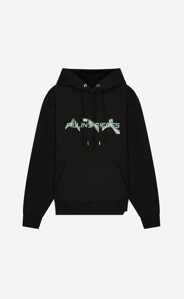 HOODIE HANDSHAKE BLACK / GREEN