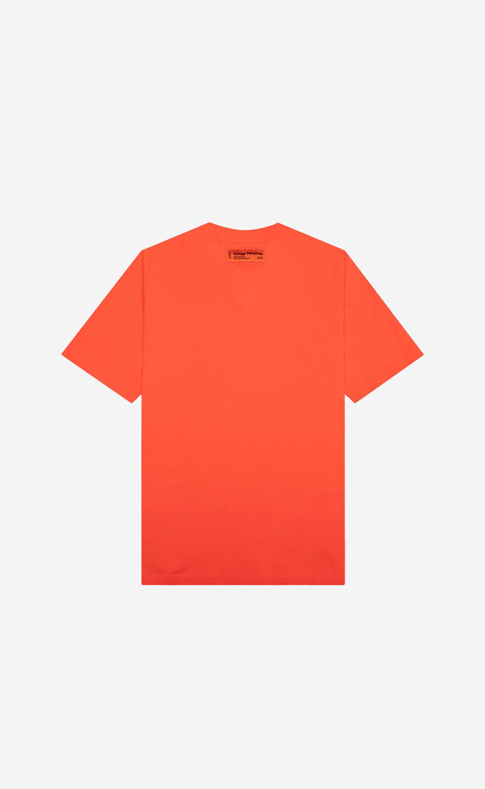 HPNY EMB SS TEE ORANGE WHITE