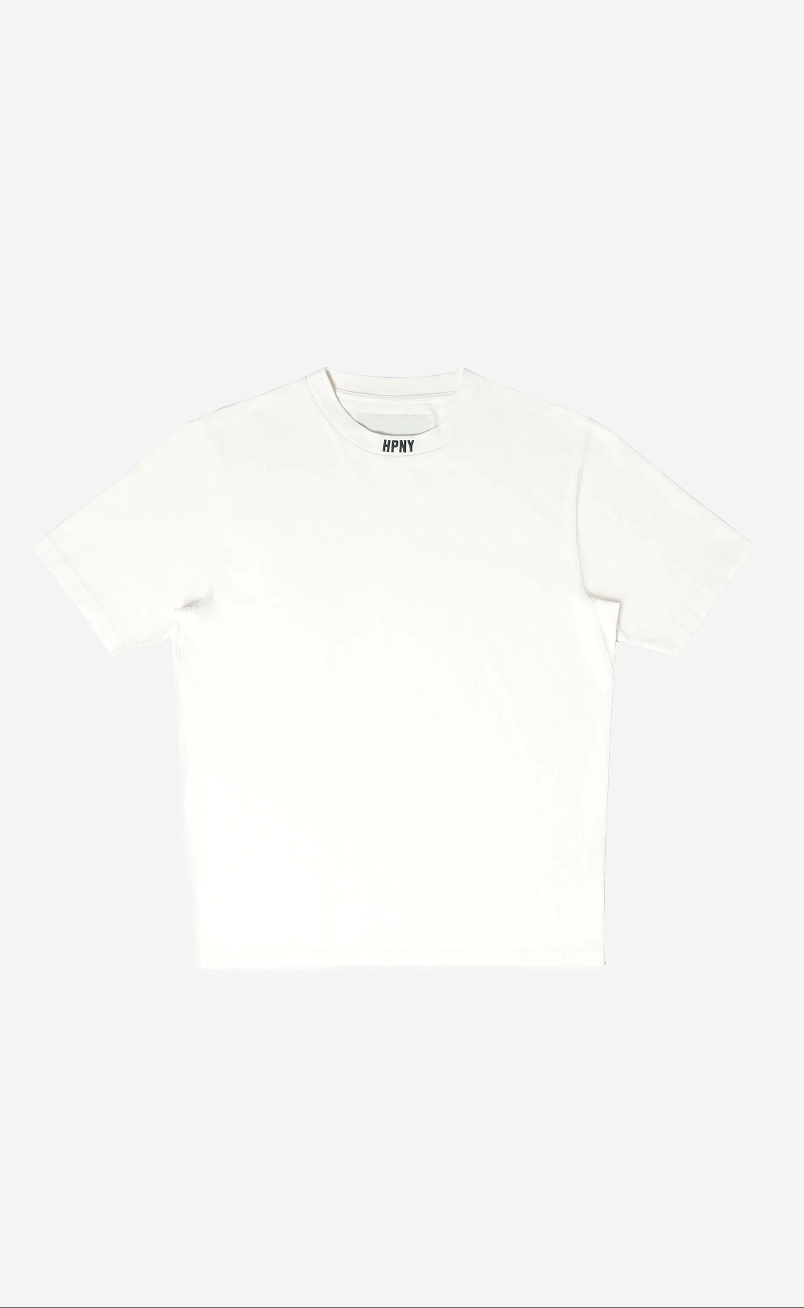 HPNY EMB SS TEE WHITE BLACK