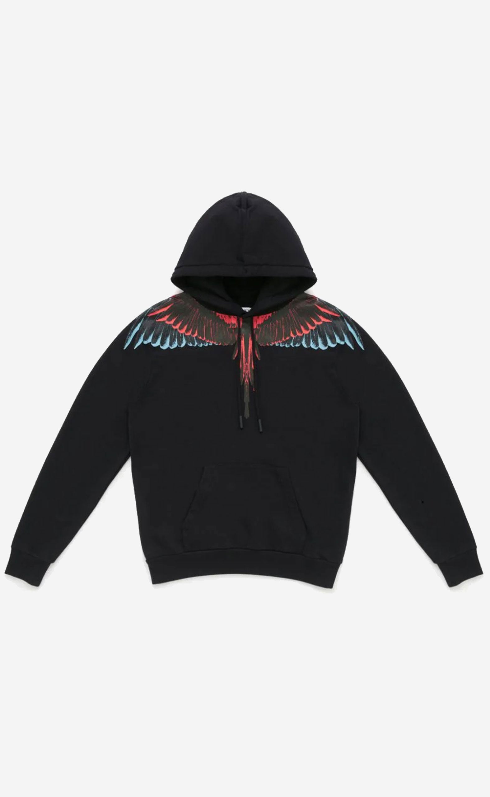 ICON WINGS REGULAR HOODIE BLACK RED