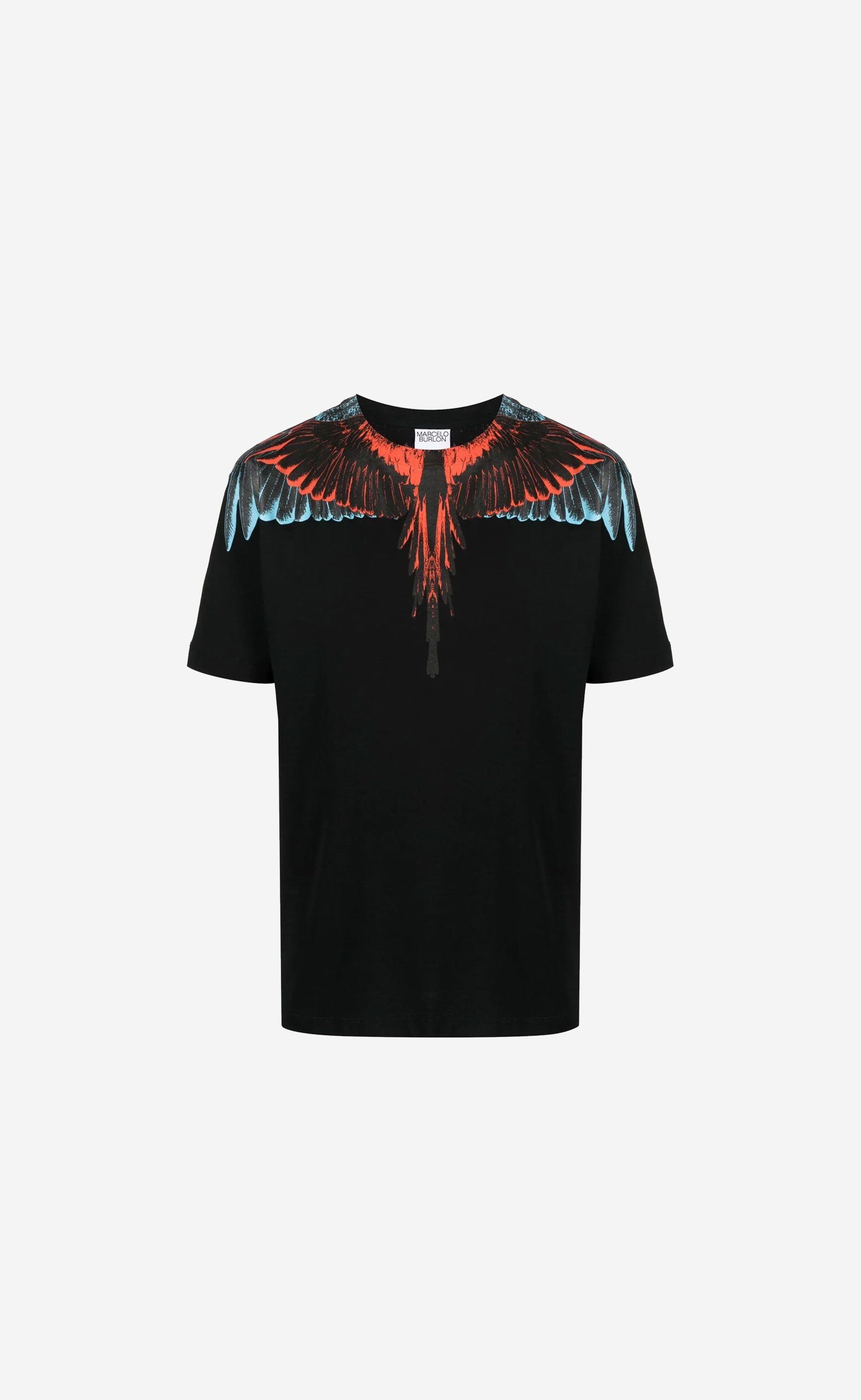 ICON WINGS REGULAR T-SHIRT BLACK RED