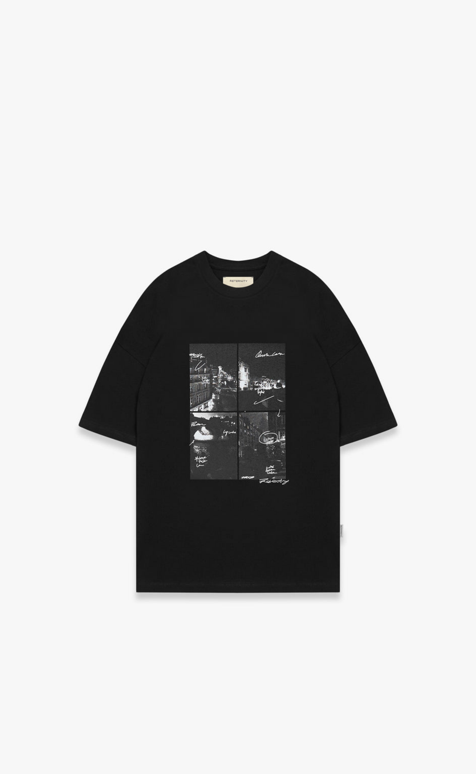 IMPRESSION BLACK T-SHIRT