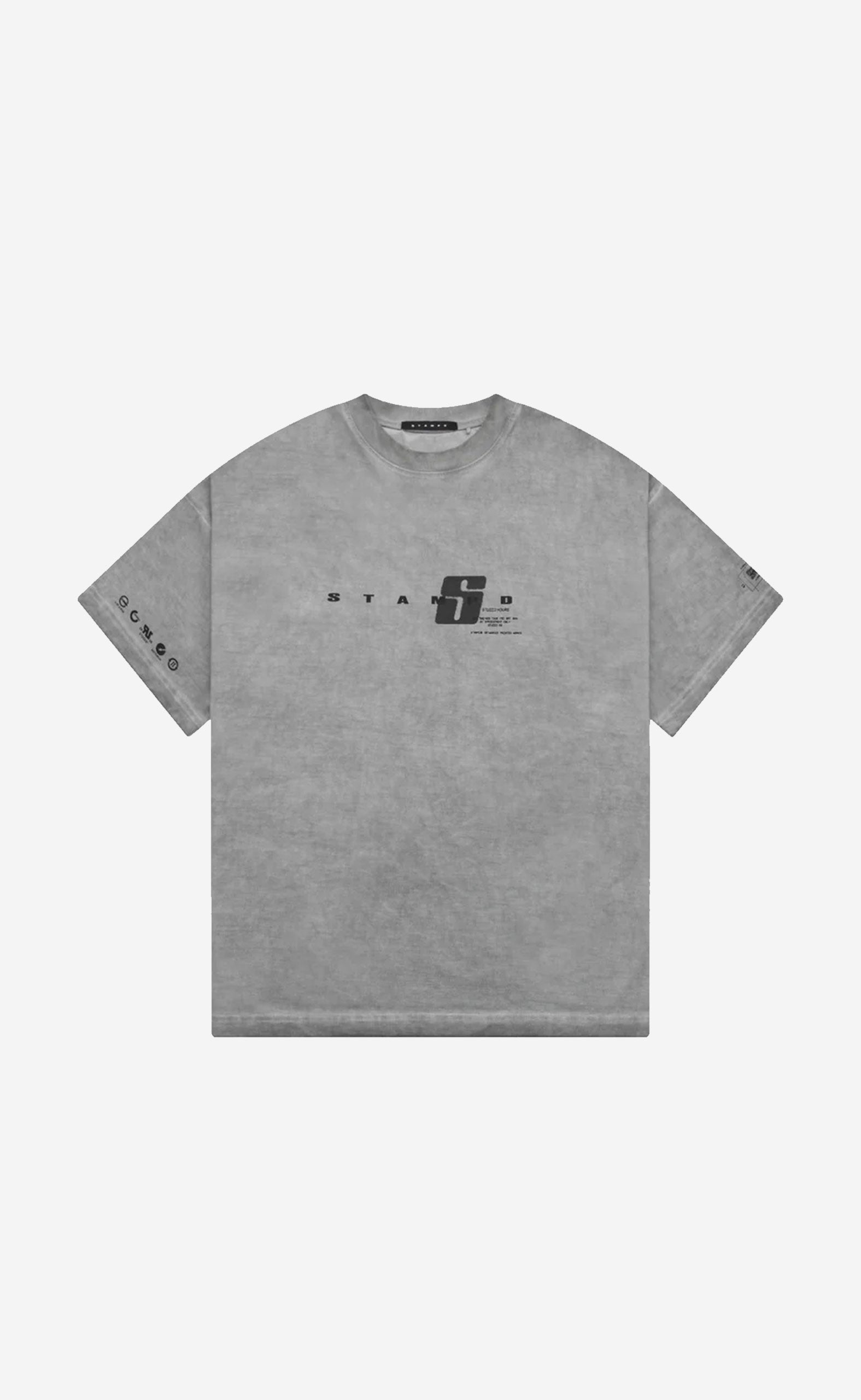 IRON GREY OIL WASHED TRANSIT RELAXED T-SHIRT