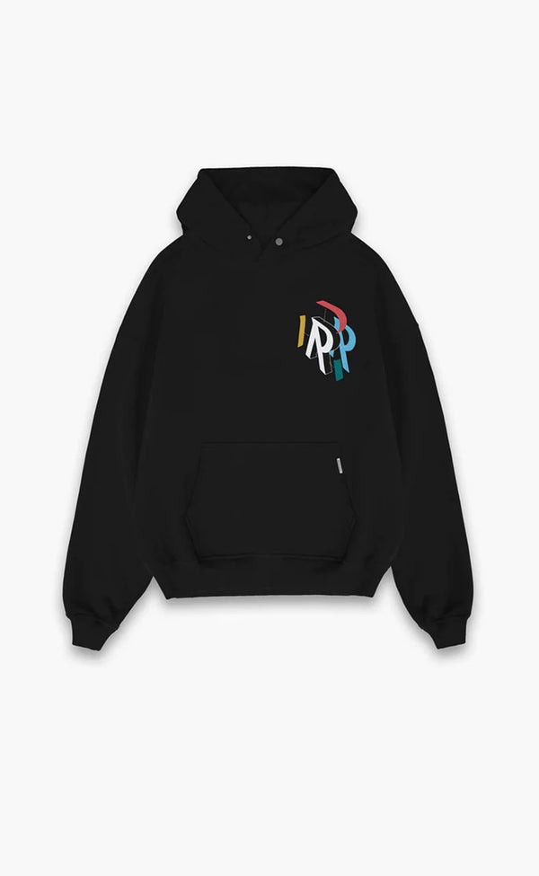 JET BLACK INITIAL ASSEMBLY HOODIE