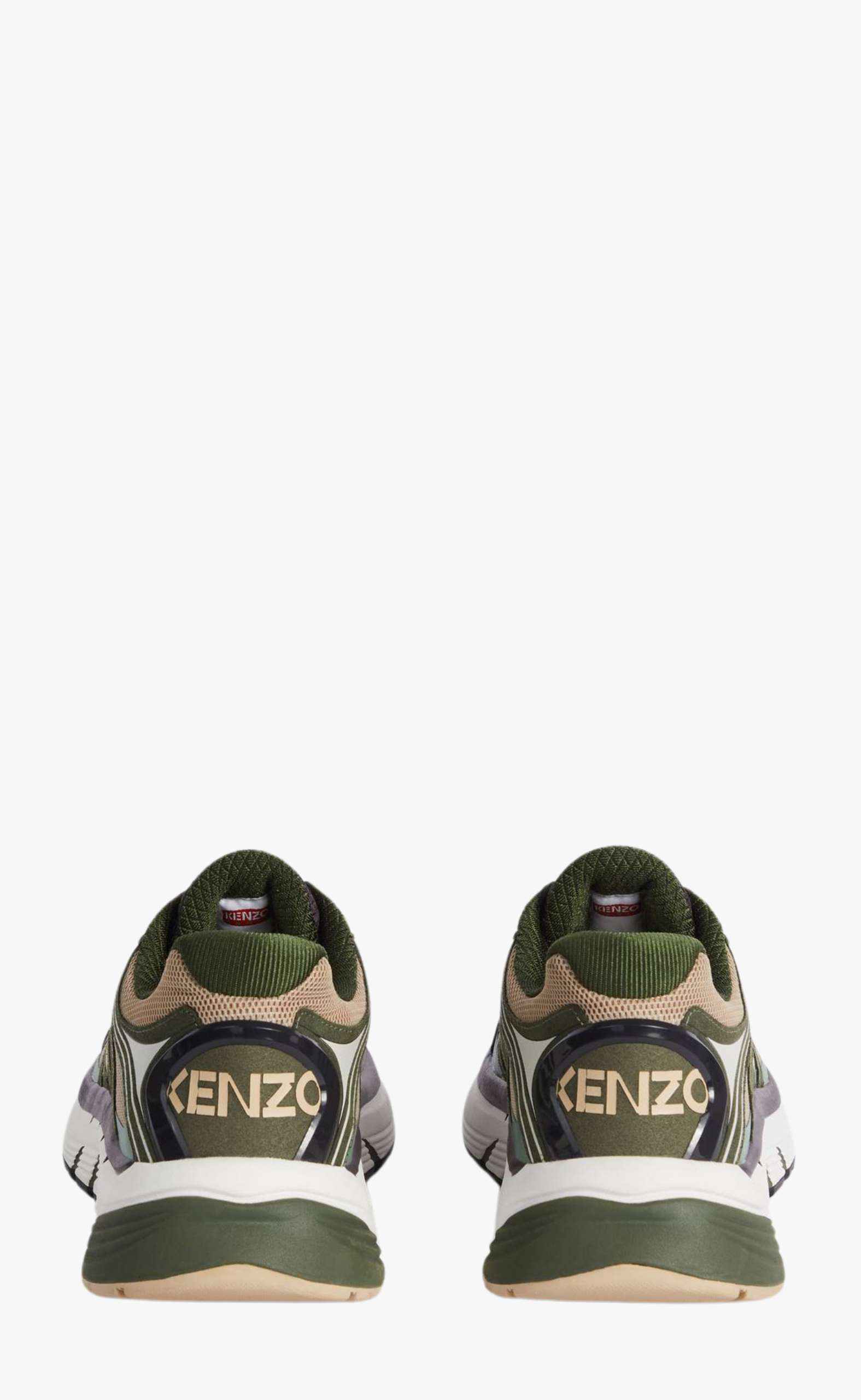 KENZO PACE LOW TOP DARK KHAKI SNEAKER