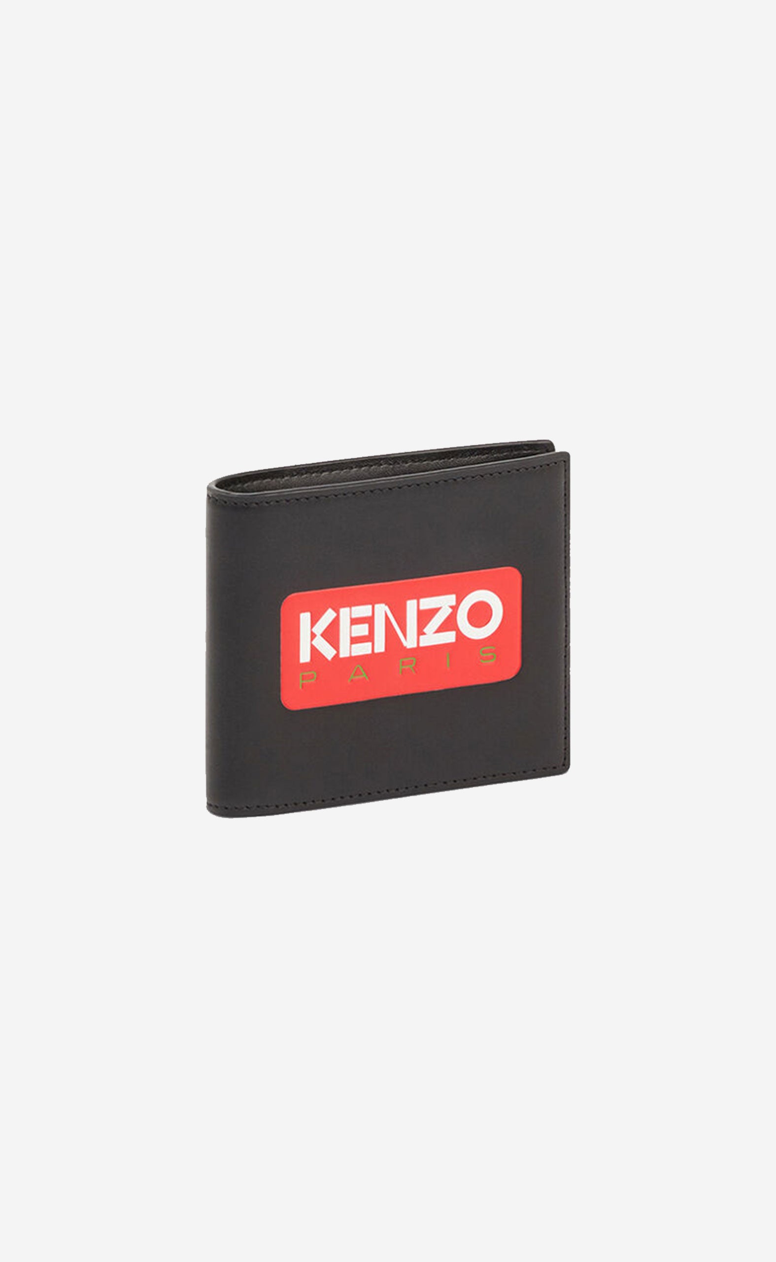 KENZO PARIS LEATHER WALLET BLACK