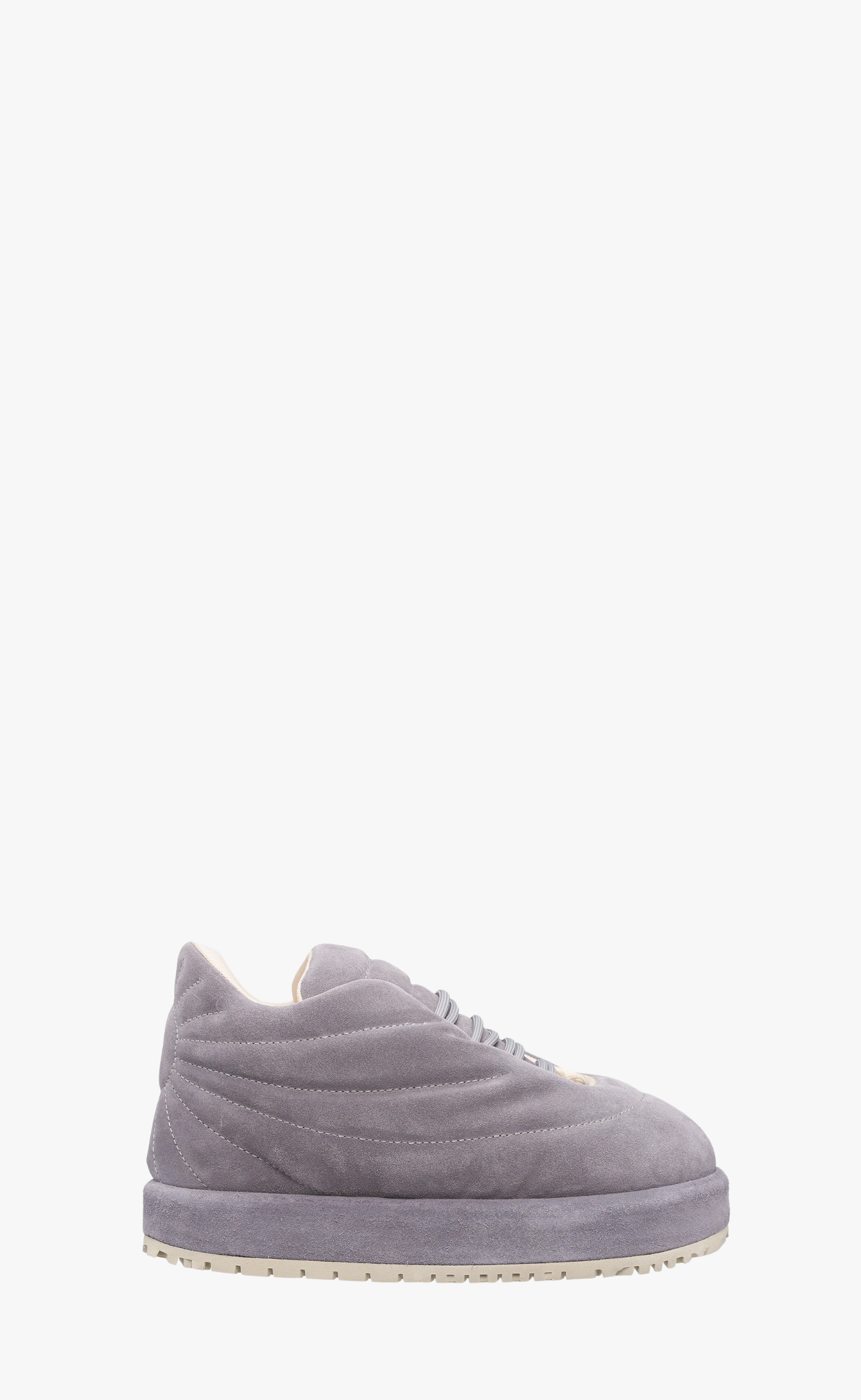 LACE UP EMBROIDERY NUVOLA-PLUTO NABUK GREY SNEAKER