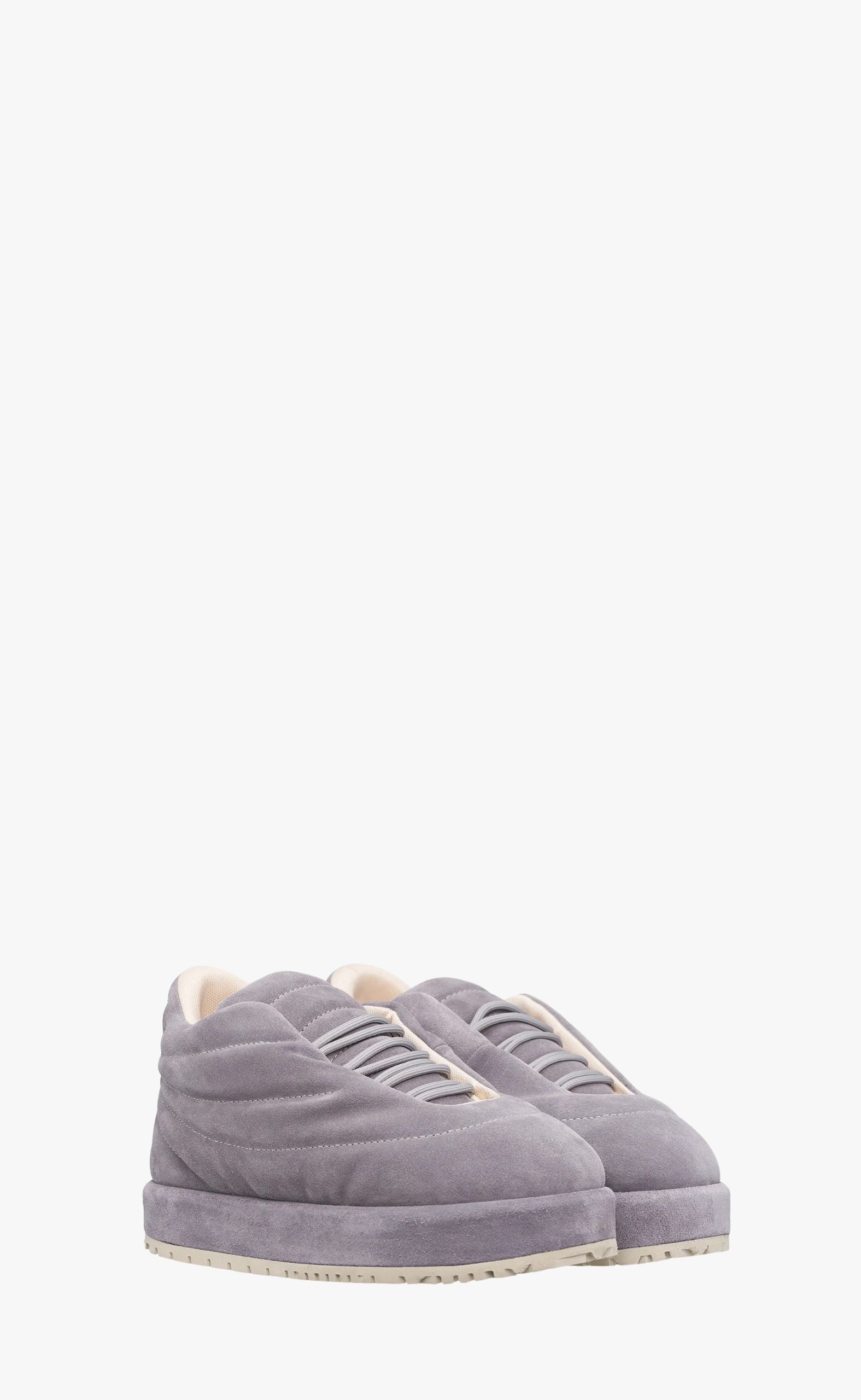 LACE UP EMBROIDERY NUVOLA-PLUTO NABUK GREY SNEAKER