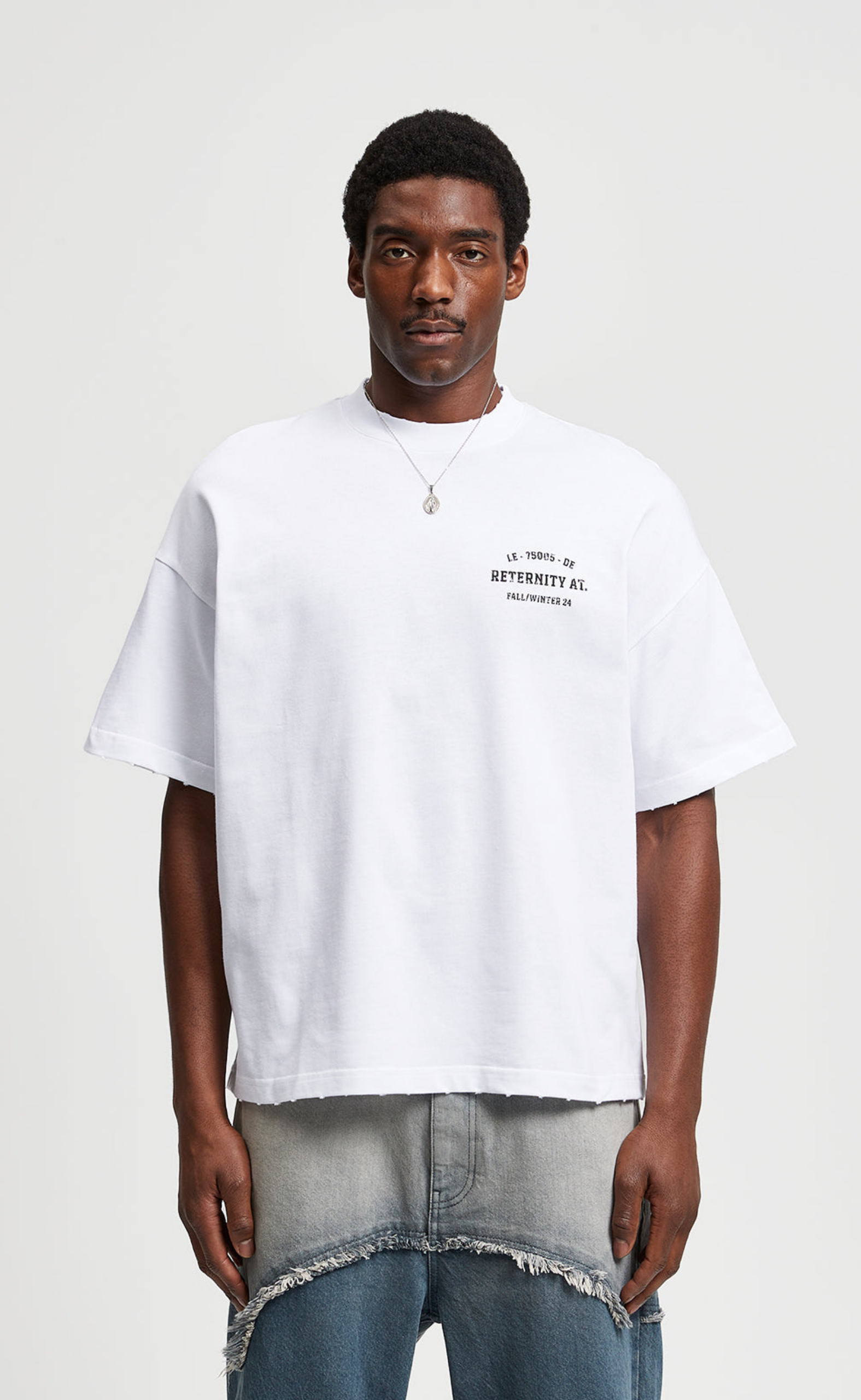 LE 75005 WHITE T-SHIRT