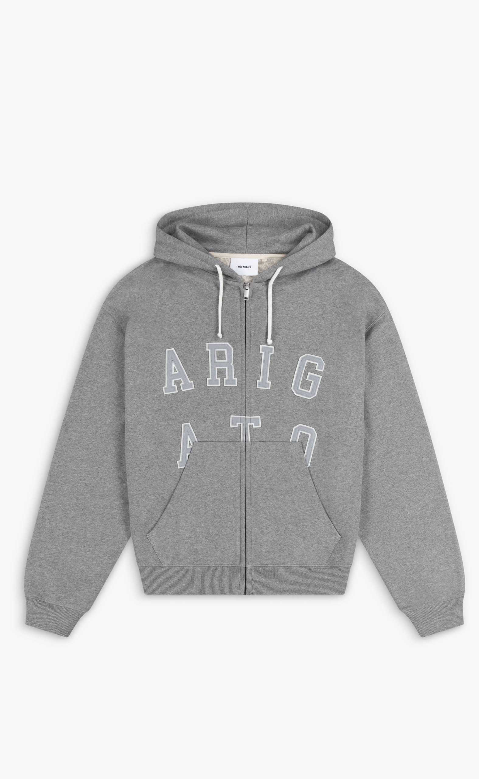 LEGEND ZIP GREY MELANGE HOODIE