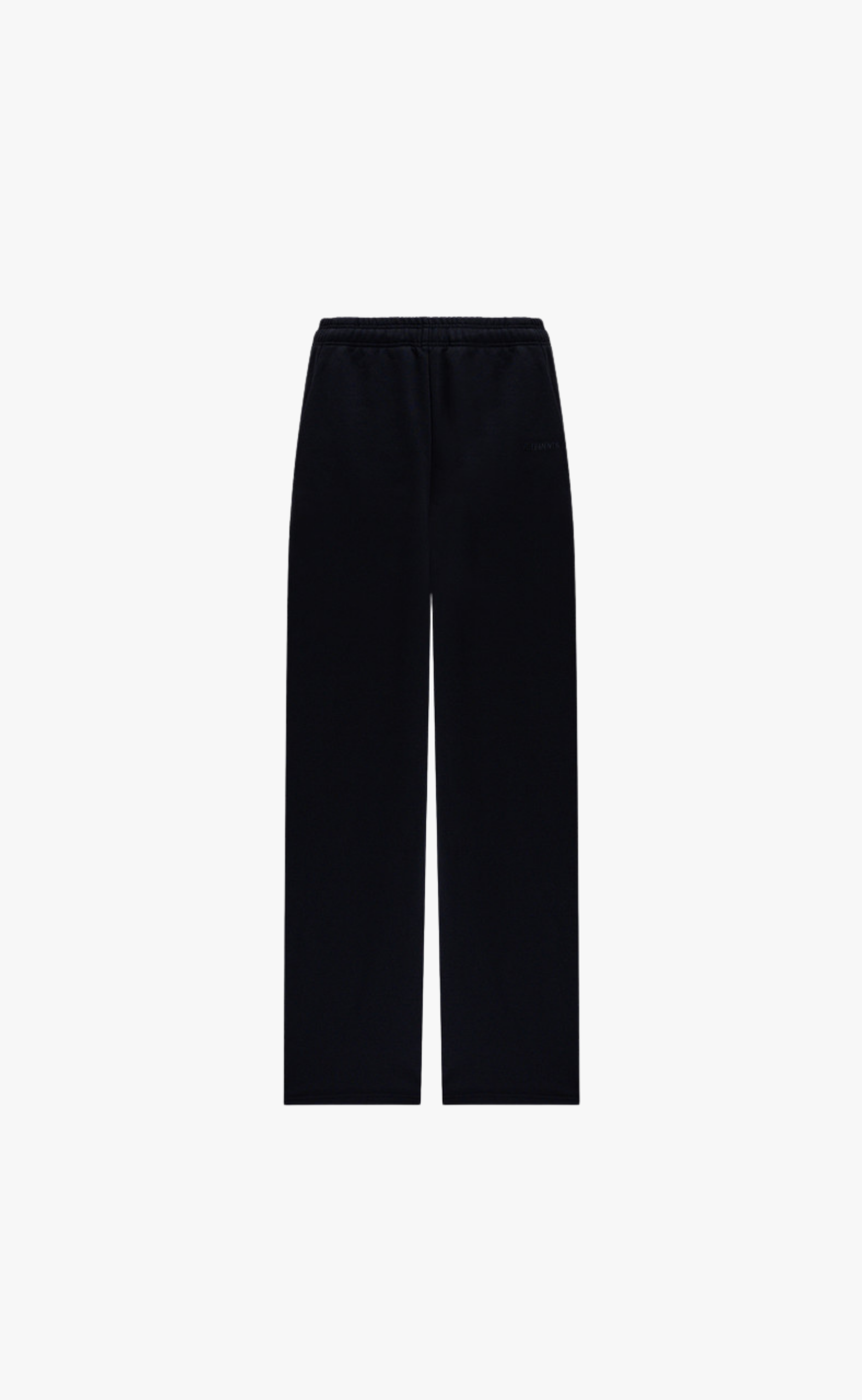 LOGO BAGGY BLACK SWEATPANTS
