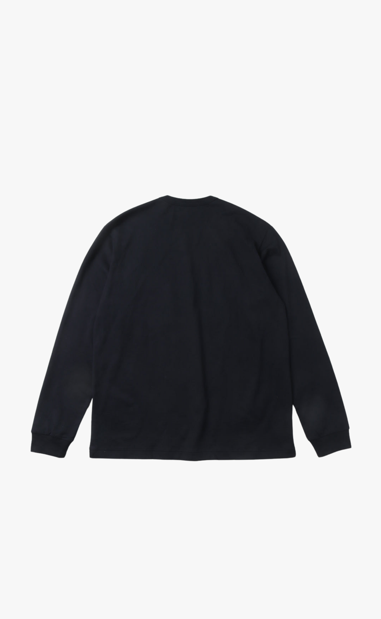 CDG HOMME LOGO BLACK LONGSLEEVE