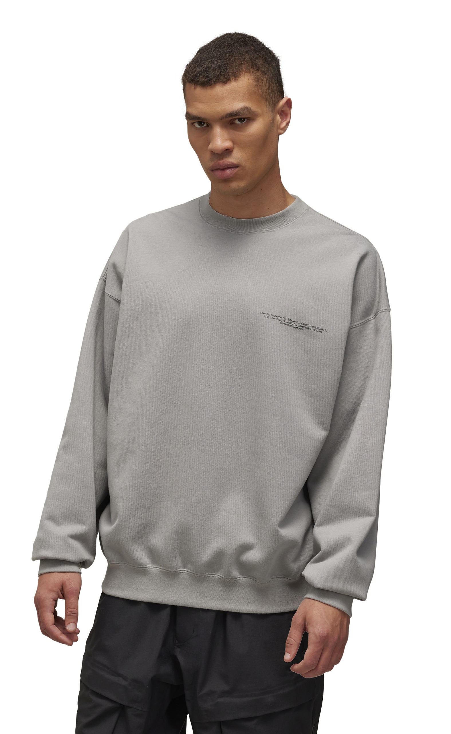 LOGO GREY CREWNECK