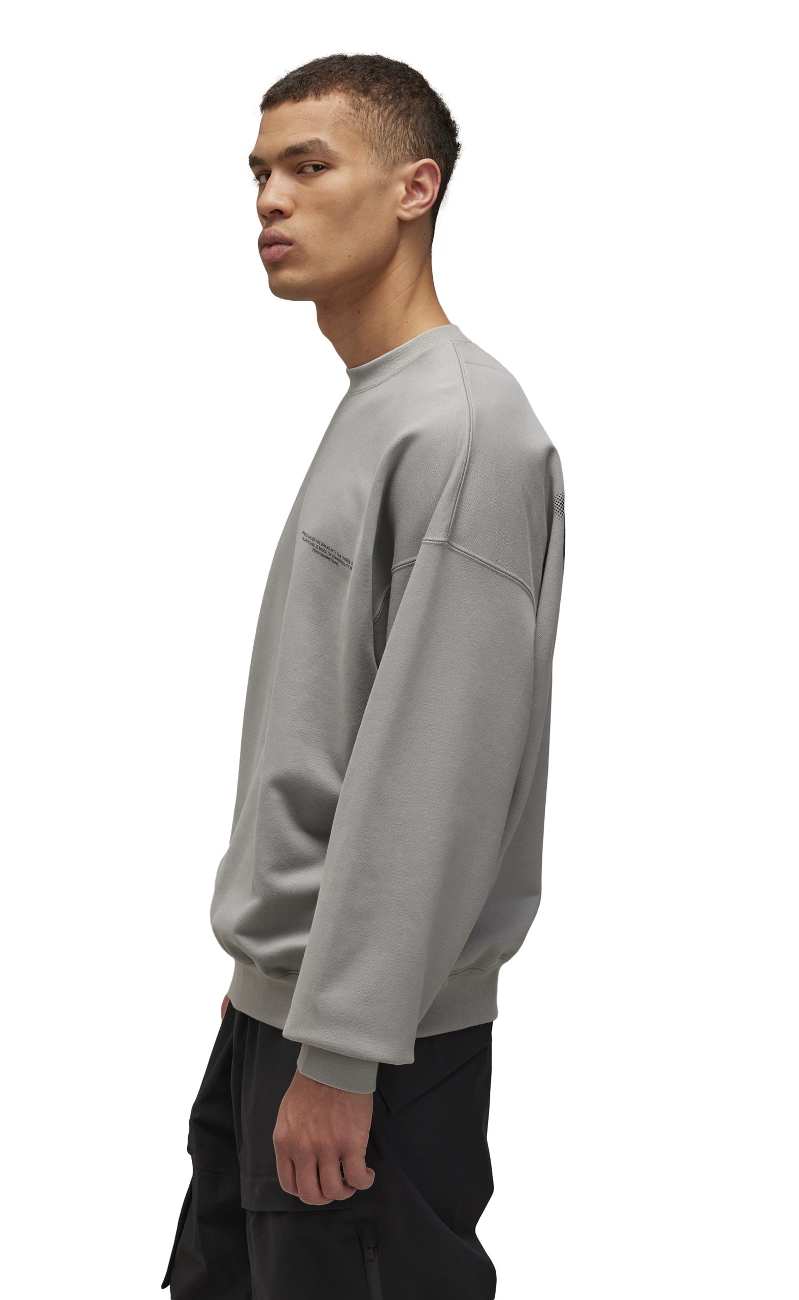 LOGO GREY CREWNECK