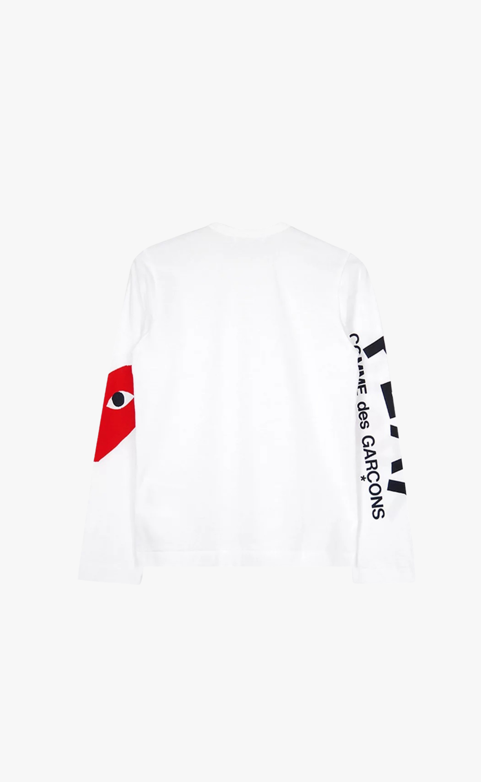 LOGO PRINT PLAY WHITE LONGSLEEVE