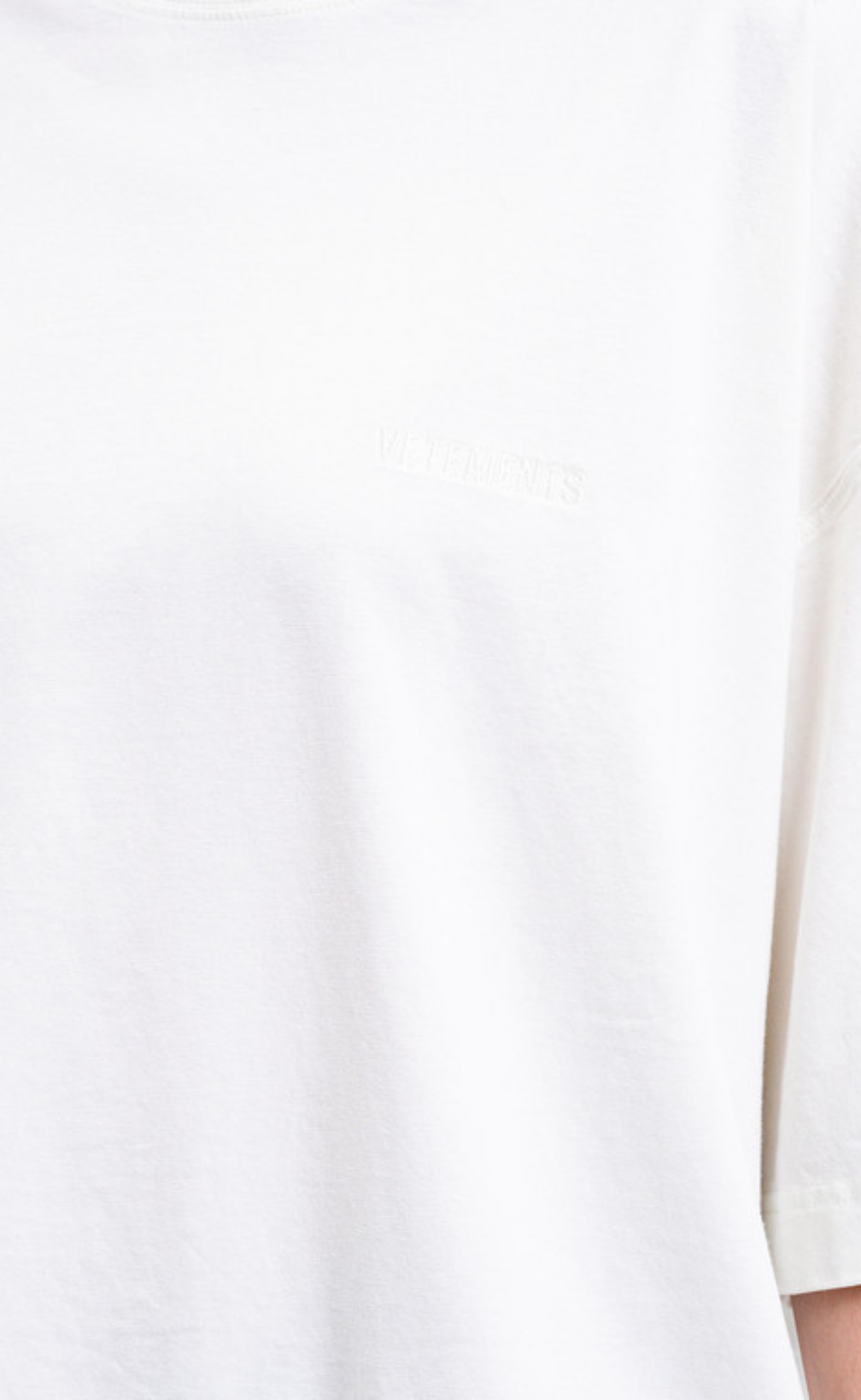 LOGO REGULAR ICE WHITE T-SHIRT