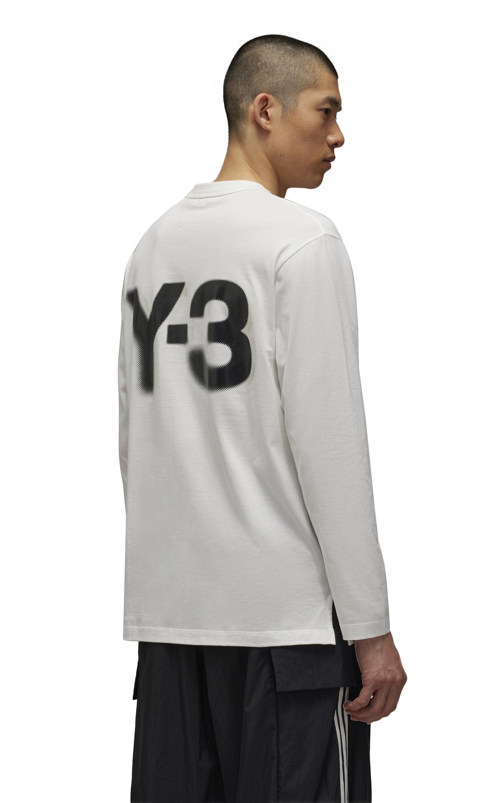 LOGO WHITE LONGSLEEVE