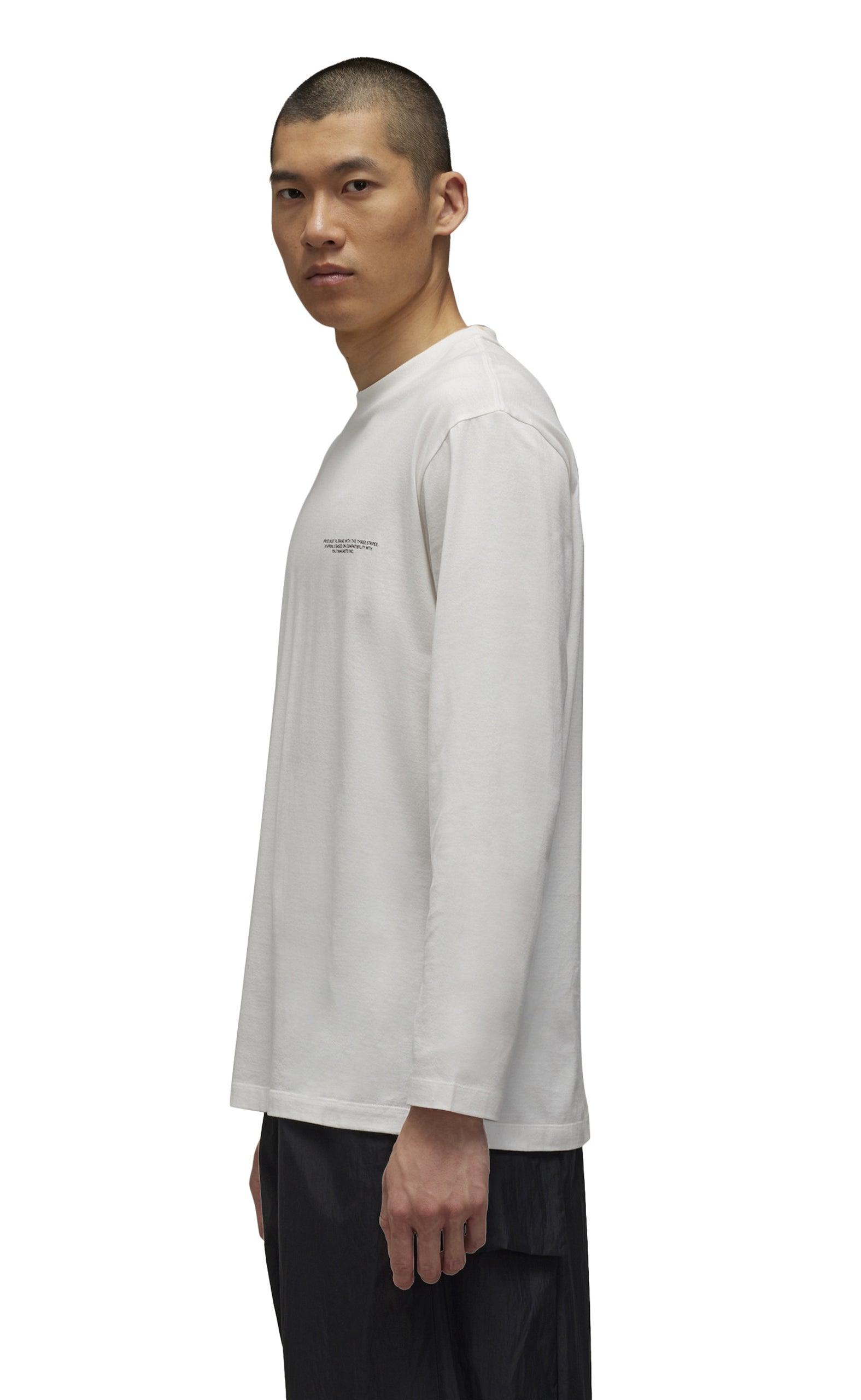 LOGO WHITE LONGSLEEVE