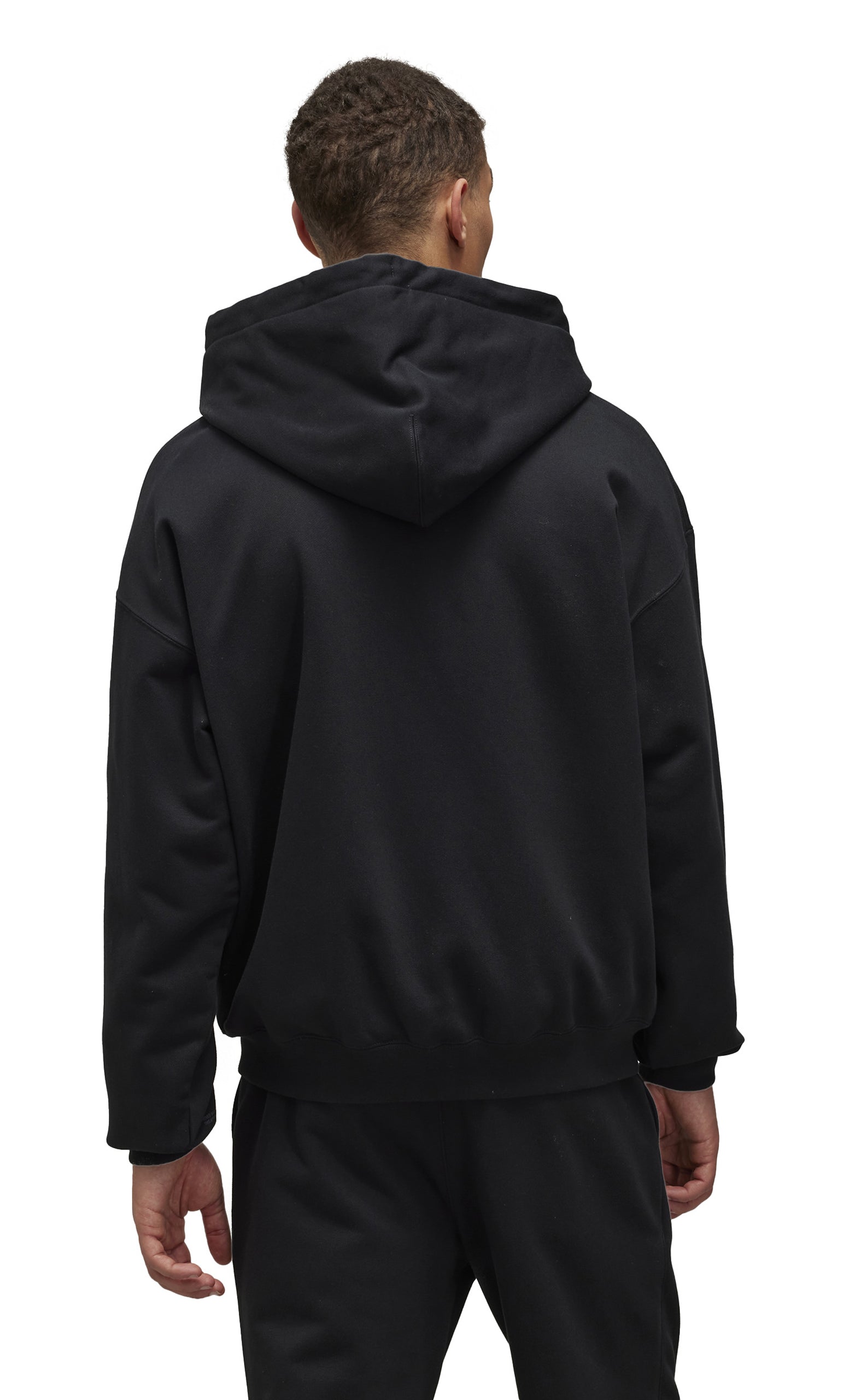 BIG LOGO ZIP BLACK HODDIE