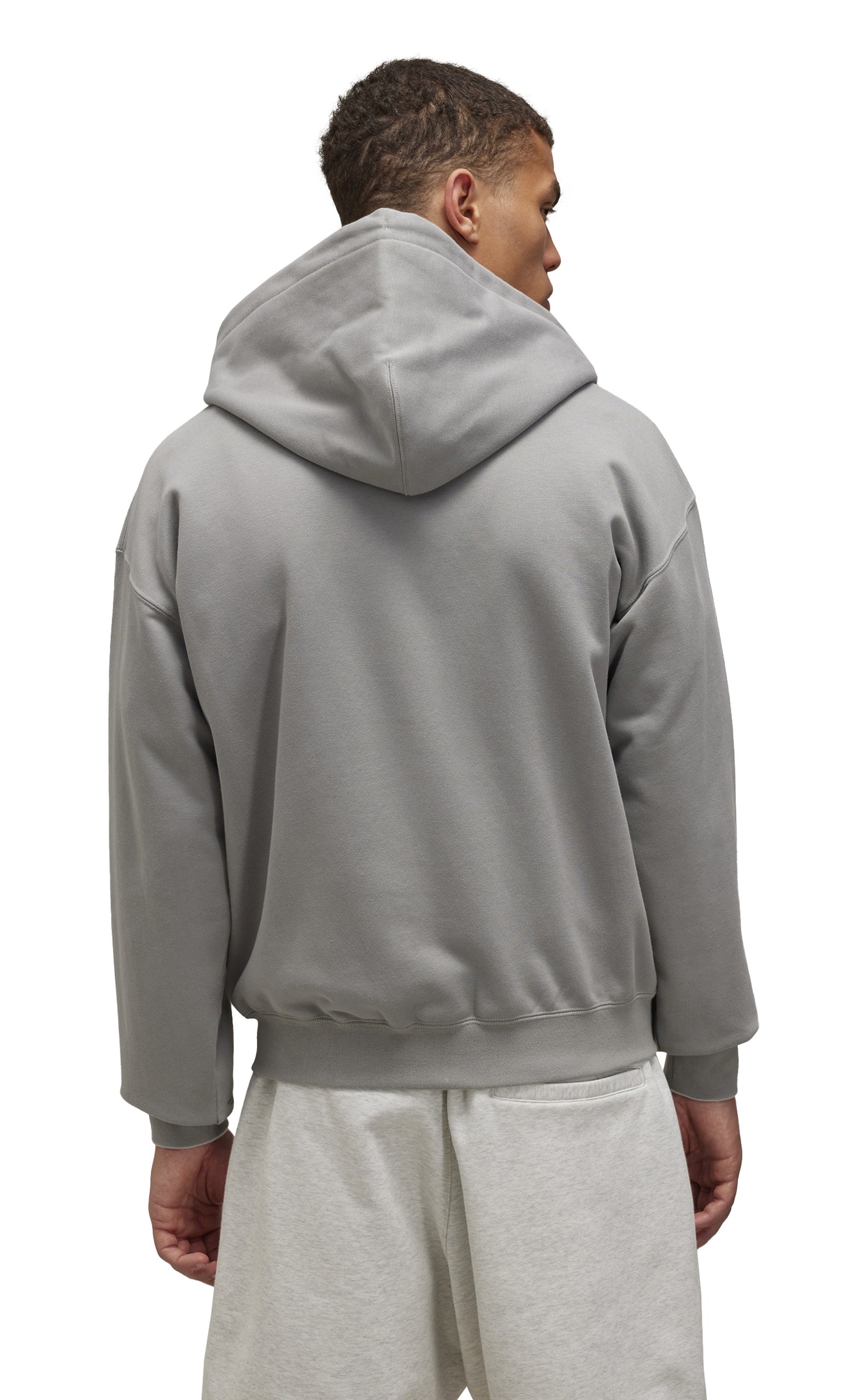 BIG LOGO ZIP GREY HODDIE