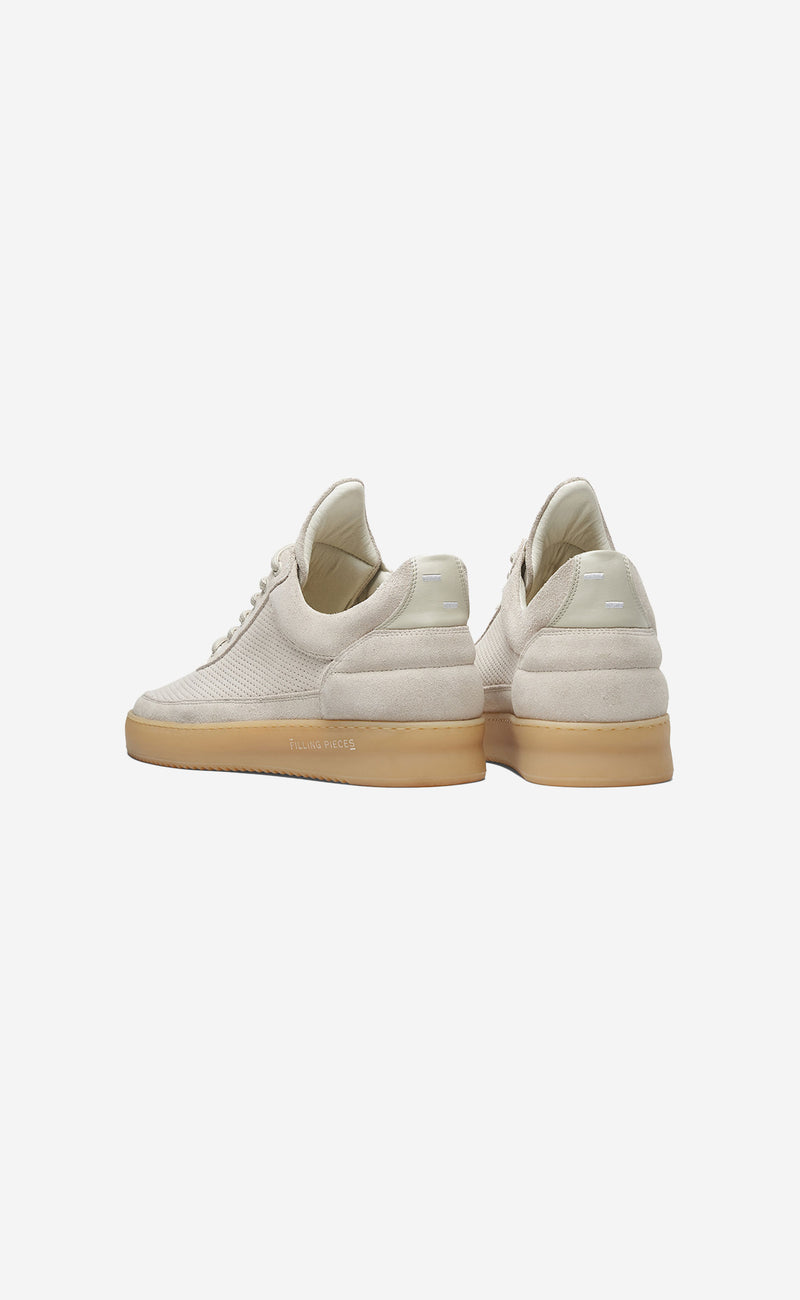 LOW TOP PERFORATED SUEDE OFF WHITE