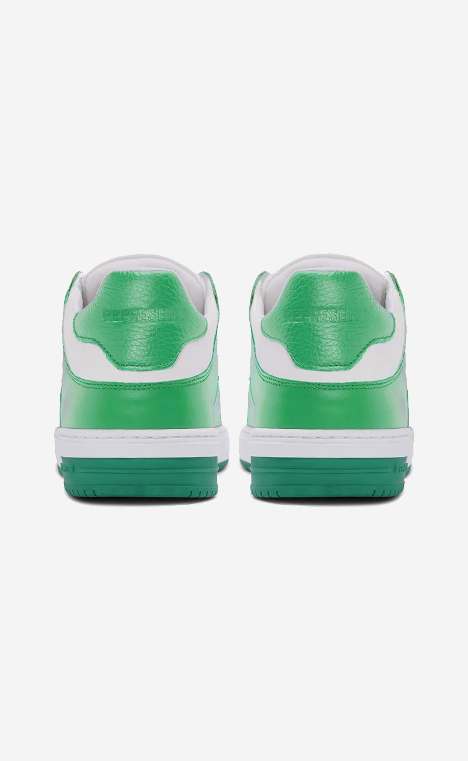 ISLAND GREEN FLAT WHITE APEX SNEAKERS