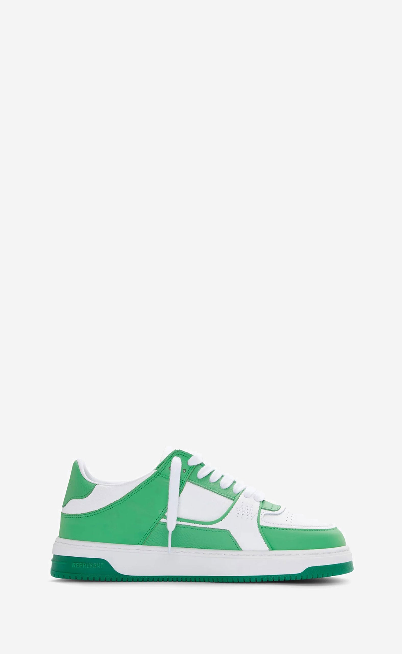 ISLAND GREEN FLAT WHITE APEX SNEAKERS