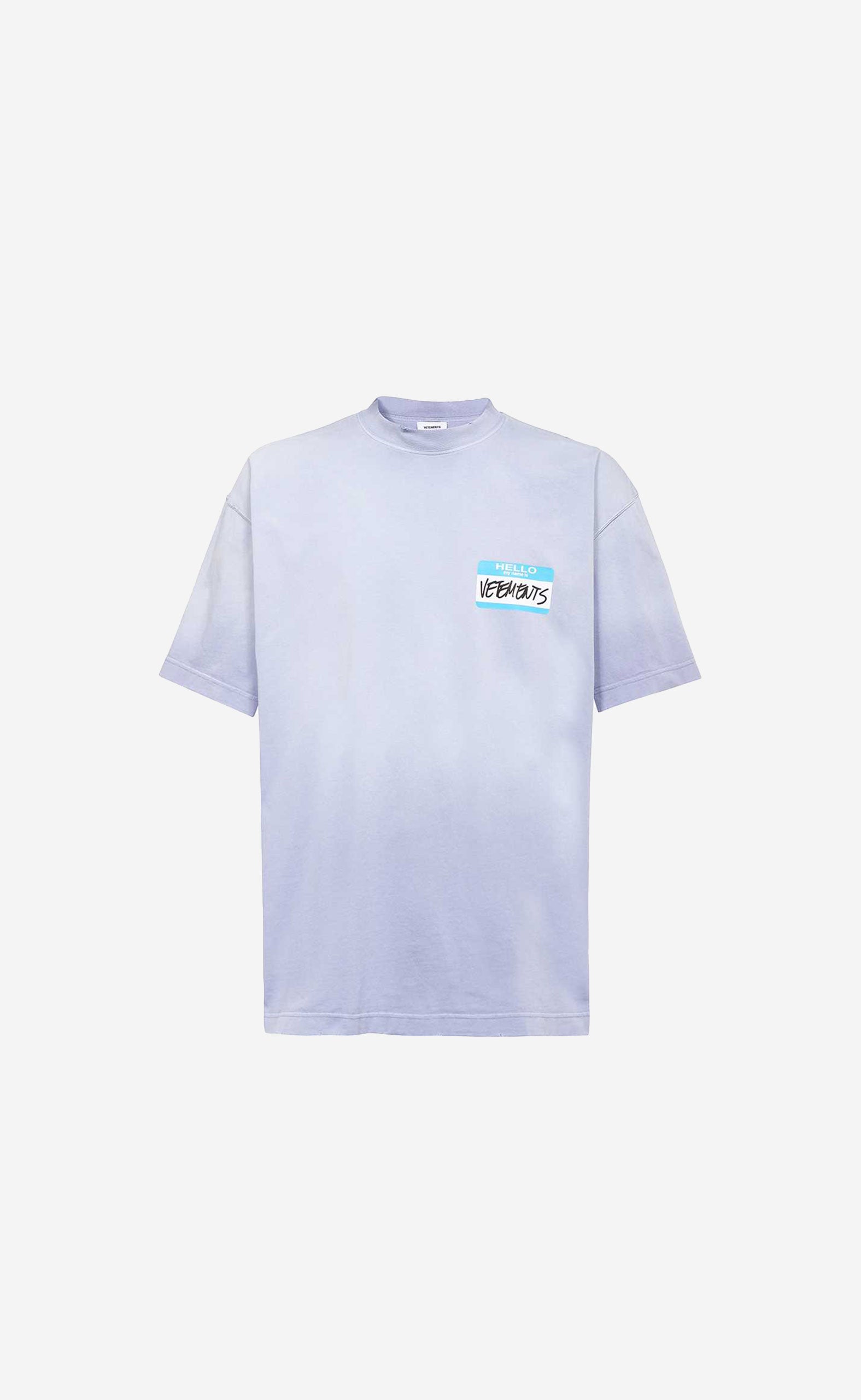 MY NAME IS VETEMENTS FADED T-SHIRT PURPLE