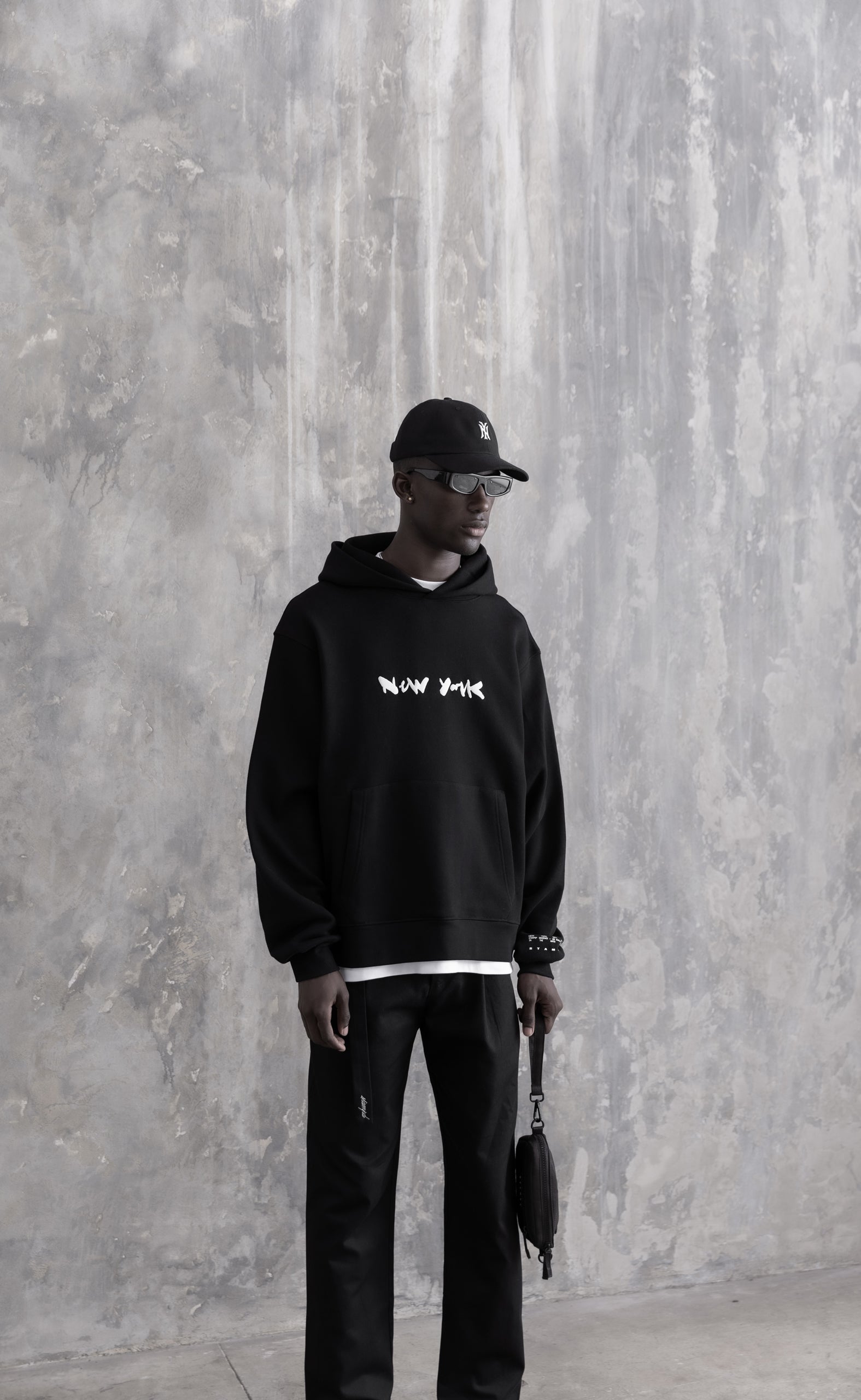 NY CORE BLACK HOODIE