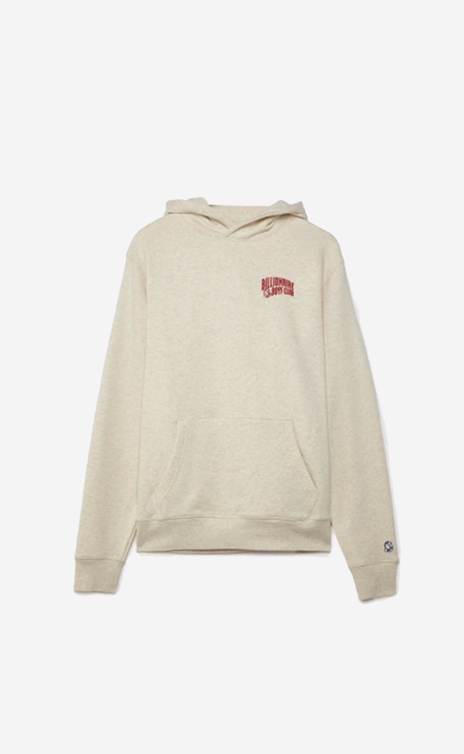 OATMEAL SMALL ARCH LOGO POPOVER HOOD