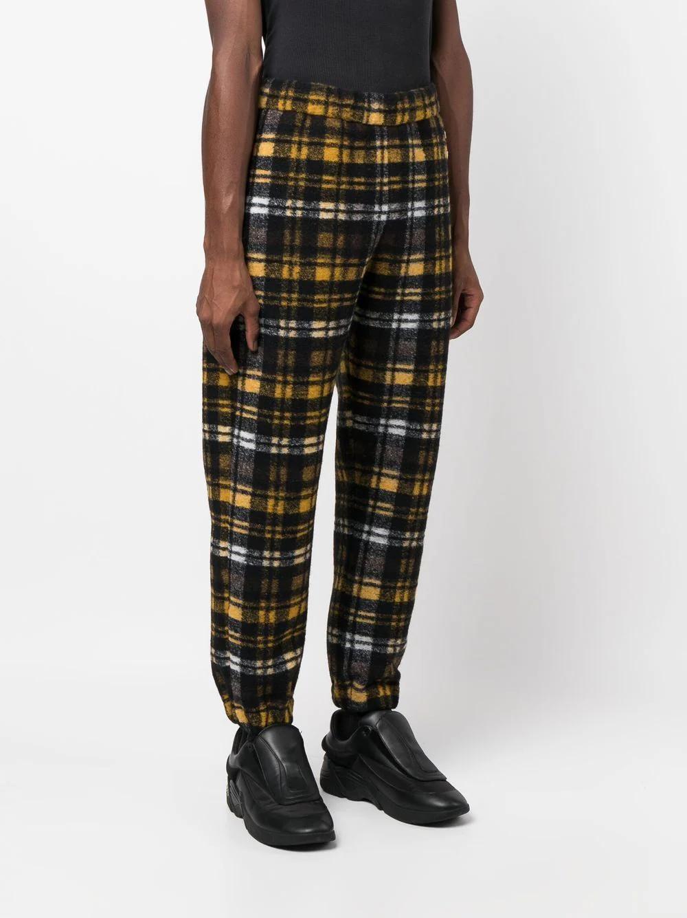 OC PATCH BONDED WOOL JOGGER MUSTARD BLAC