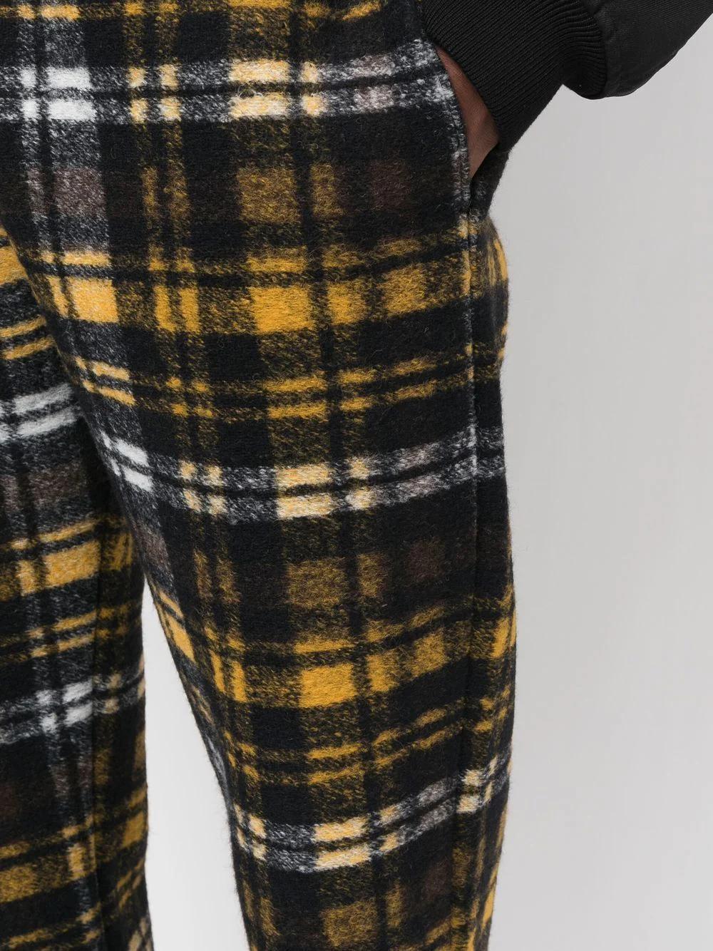 OC PATCH BONDED WOOL JOGGER MUSTARD BLAC