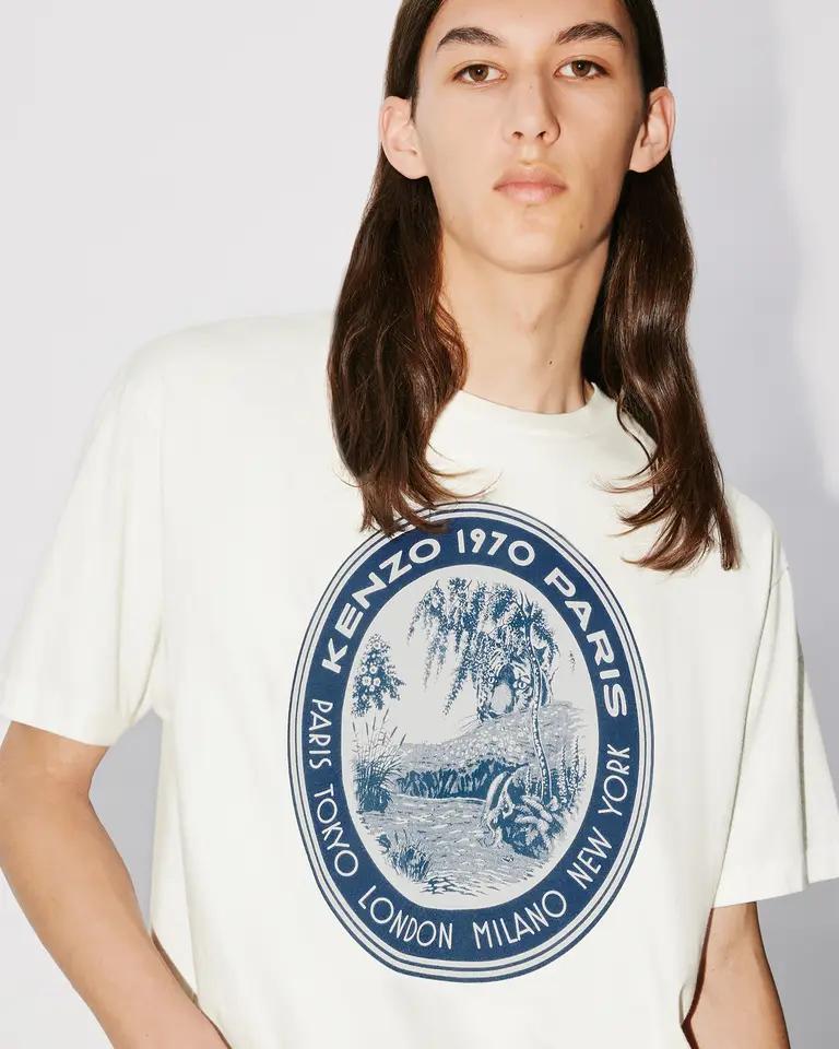 OFFWHITE KENZO TIGER PATCH OVERSIZE T