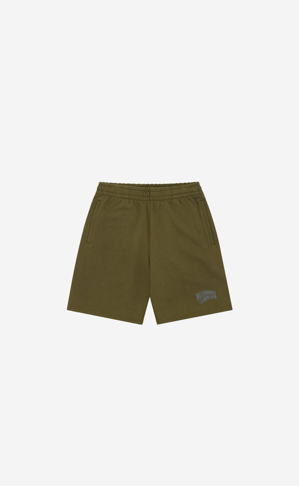 OLIVE SMALL ARCH LOGO SHORTS