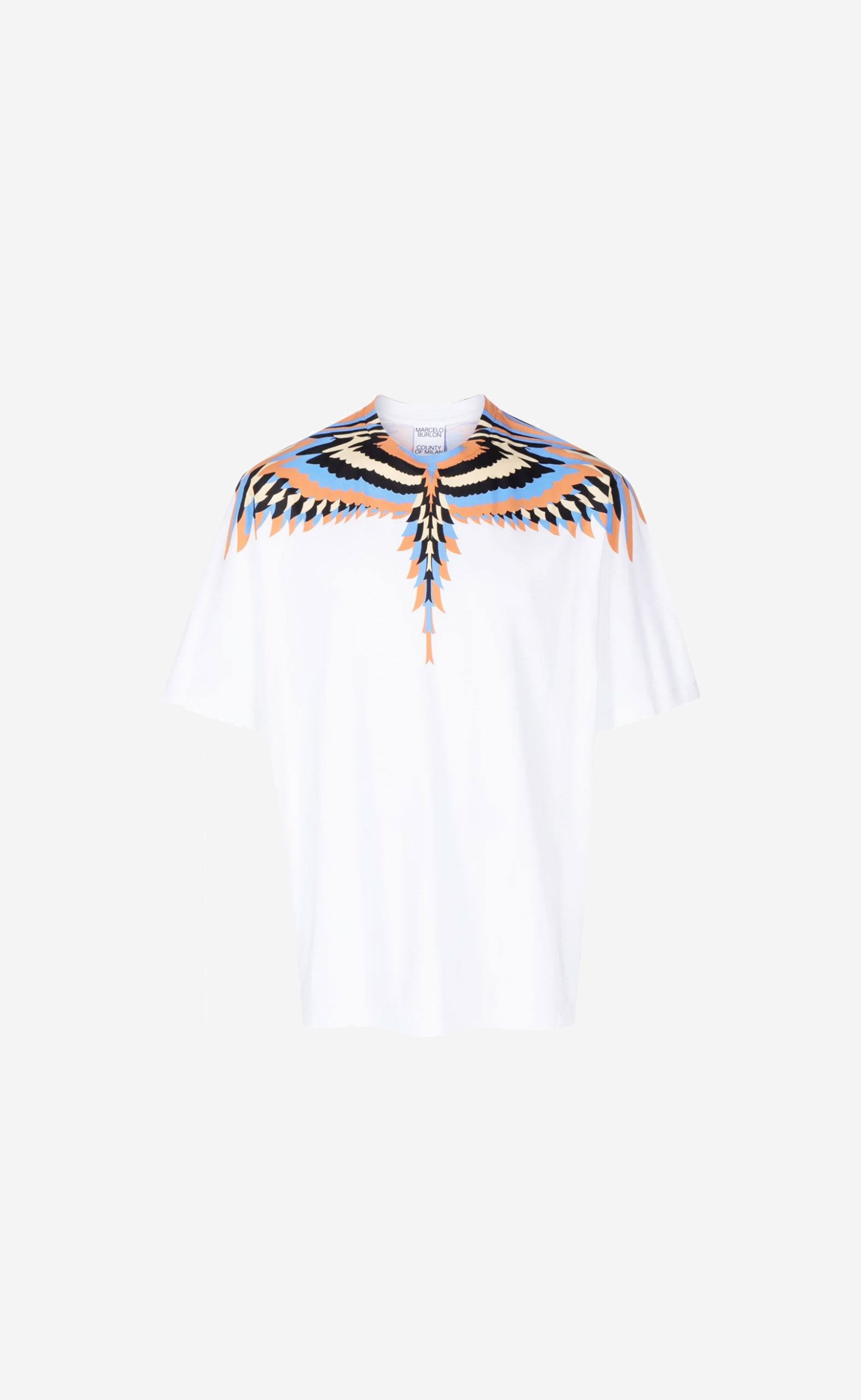 OPTICAL WINGS OVER T-SHIRT WHITE SALMON